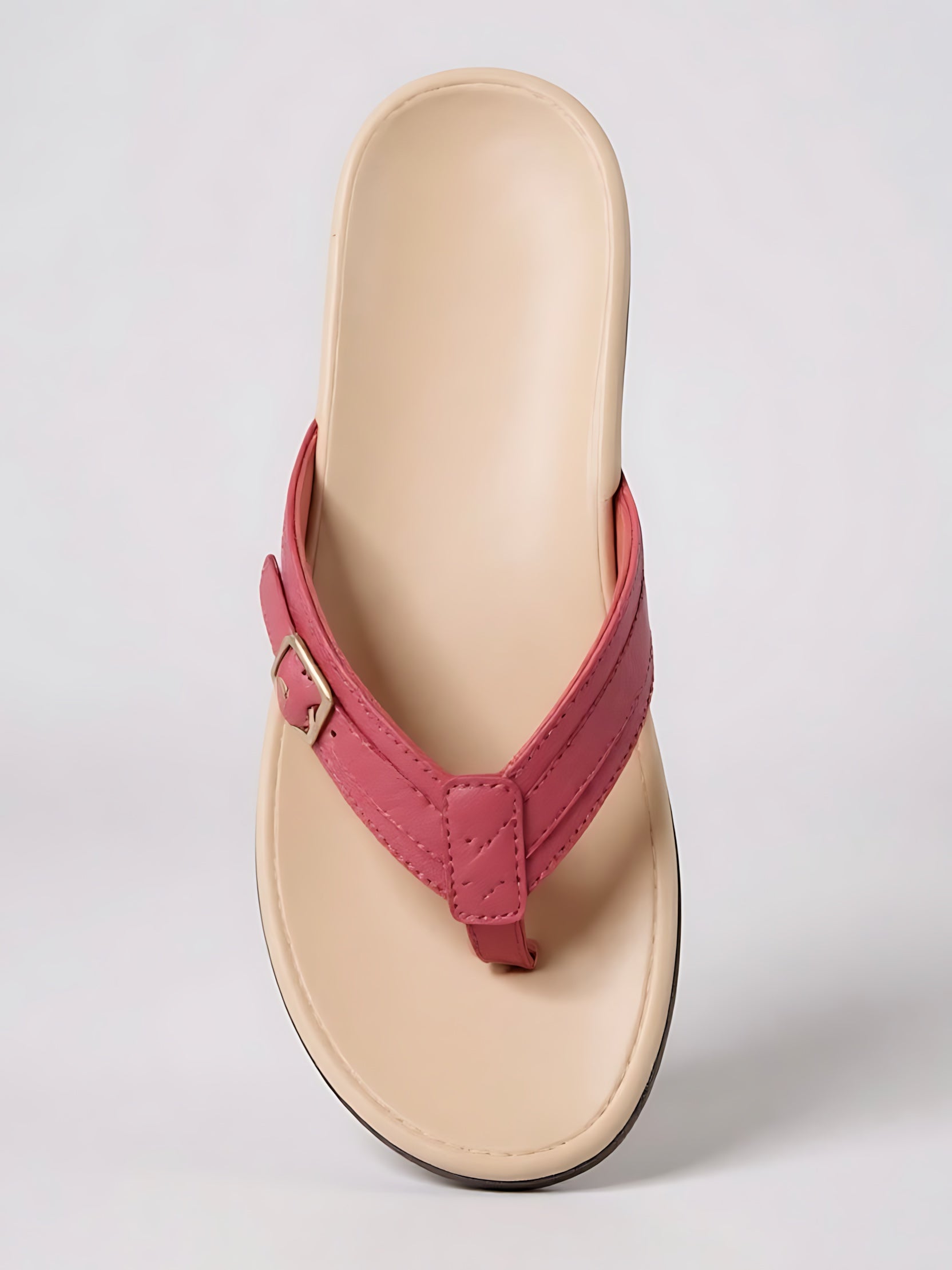 Estella – Denim Platform Thong Sandals