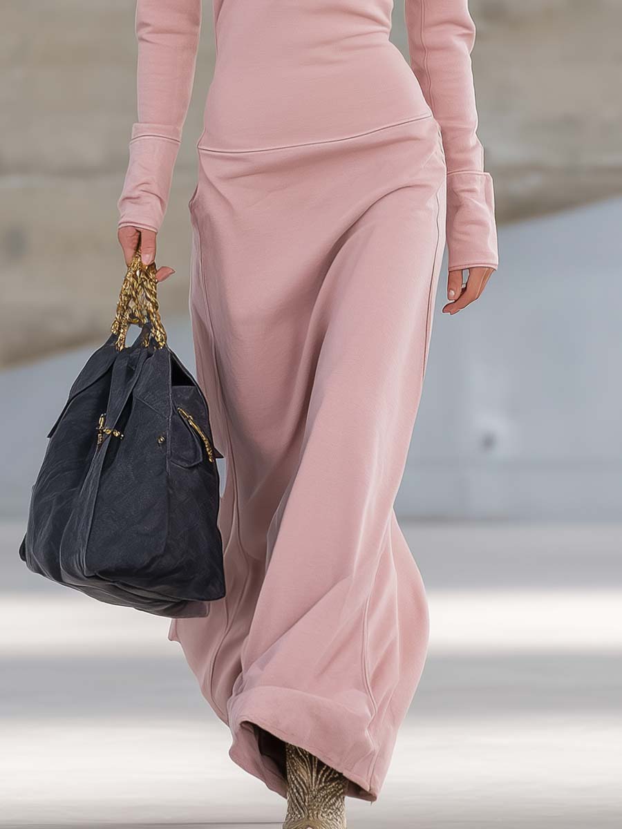 Layla – Knit Long Sleeve Bodycon Maxi Dress