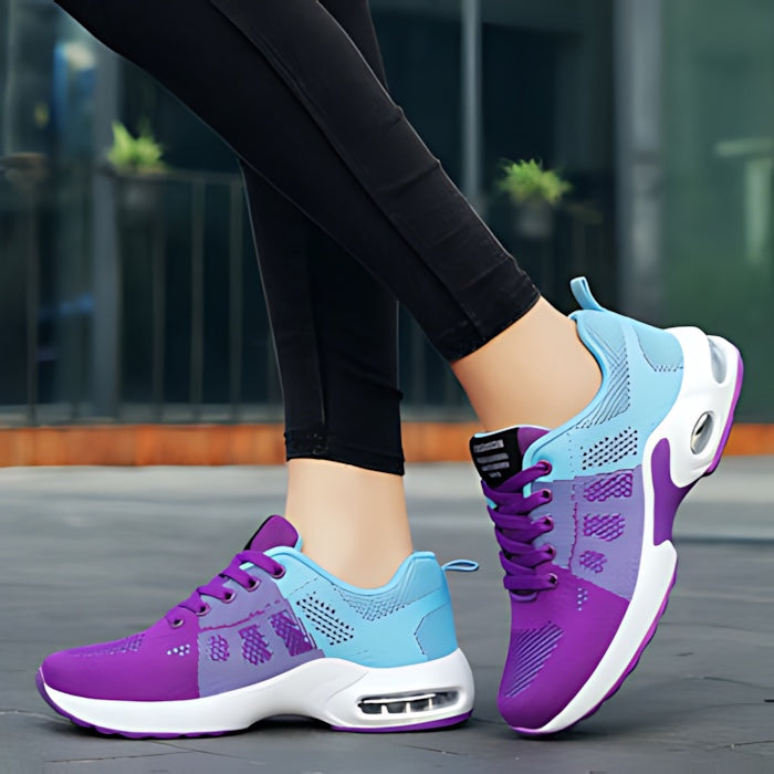 Evangeline – Mesh Lace Up Running Sneakers