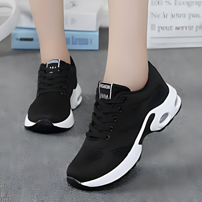 Evangeline – Mesh Lace Up Running Sneakers