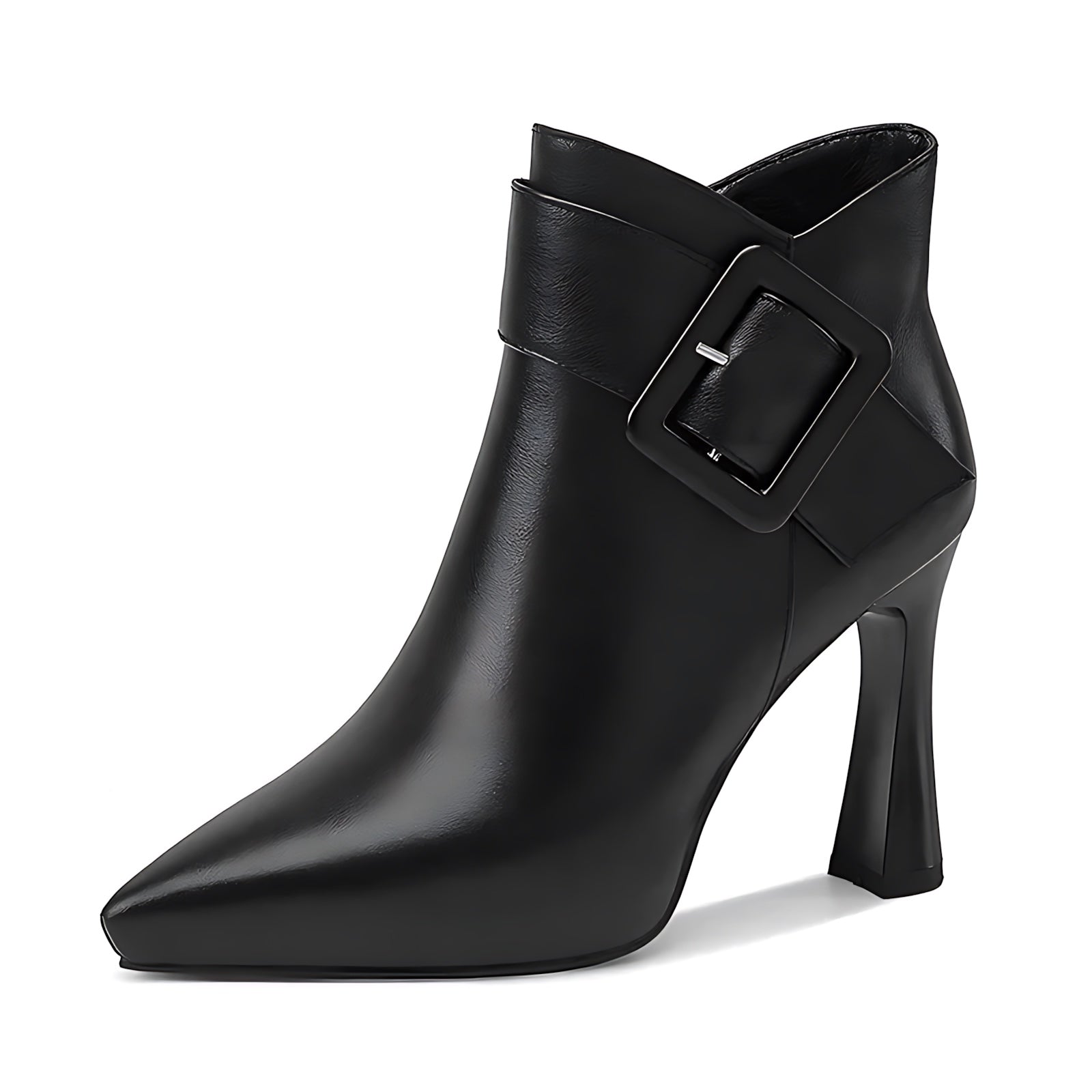 Evangeline – Pointed Toe Stiletto Heel Ankle Boots