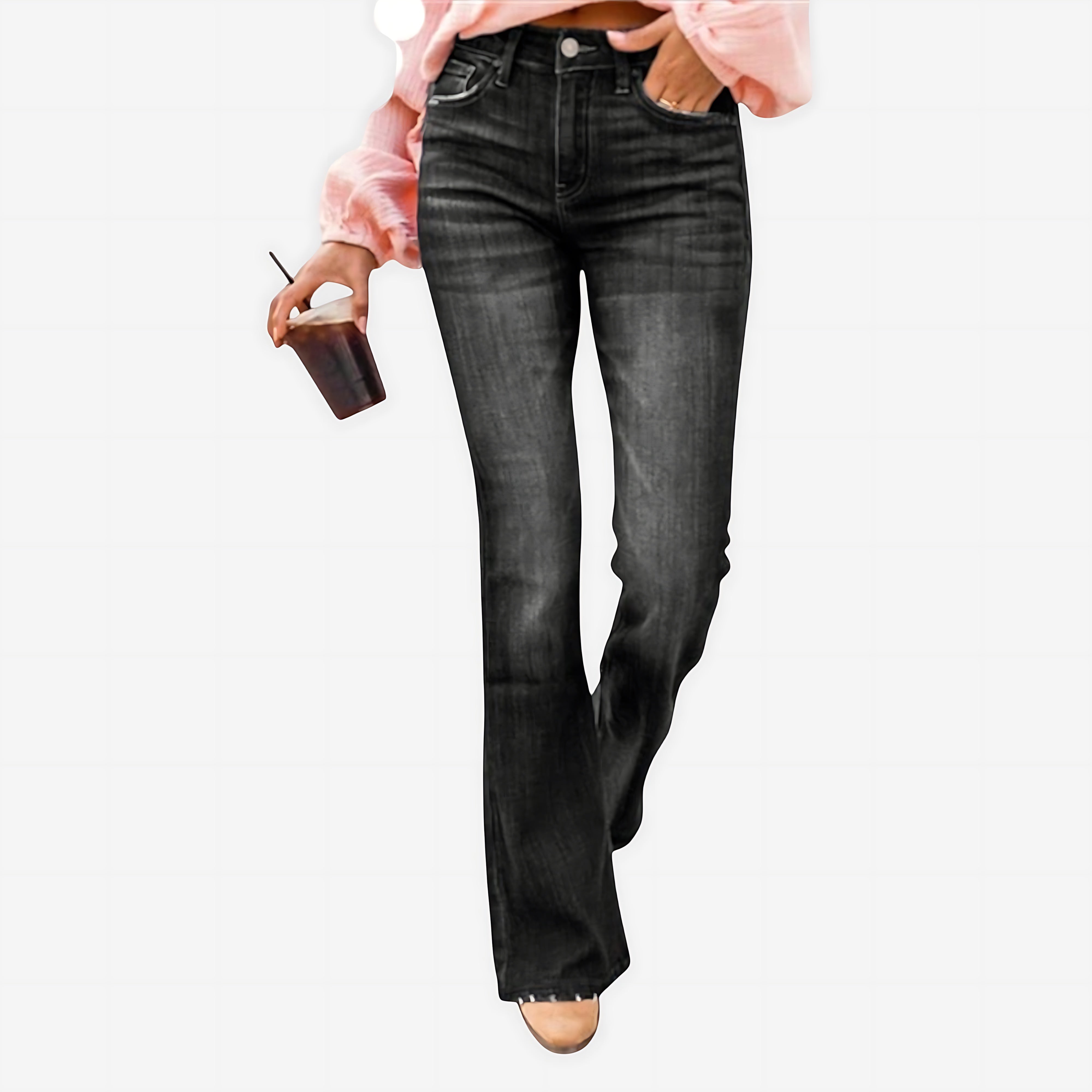 Felicity – Distressed Bootcut Jeans