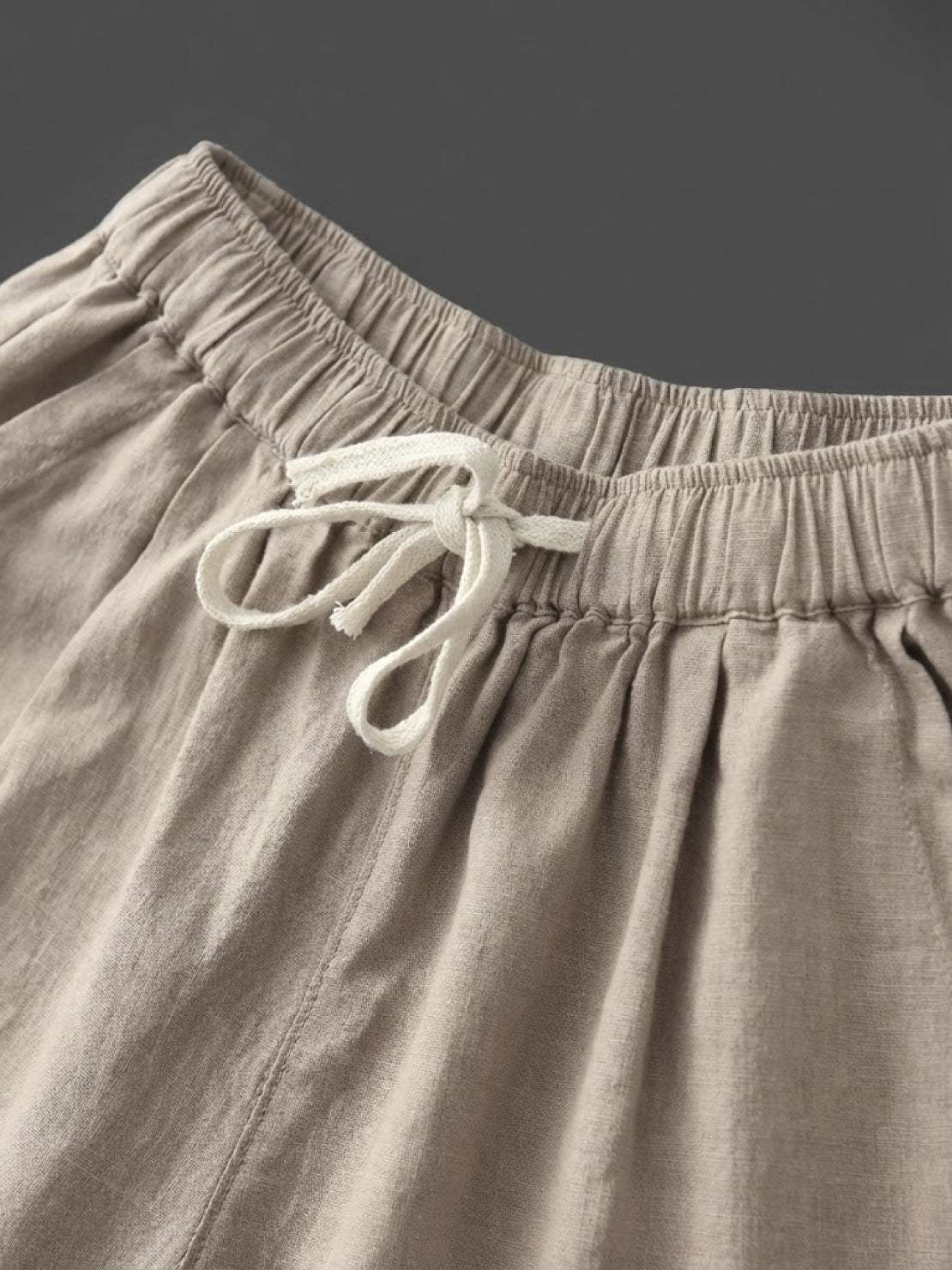 Anna – Elastic Waist Cropped Tapered Pants