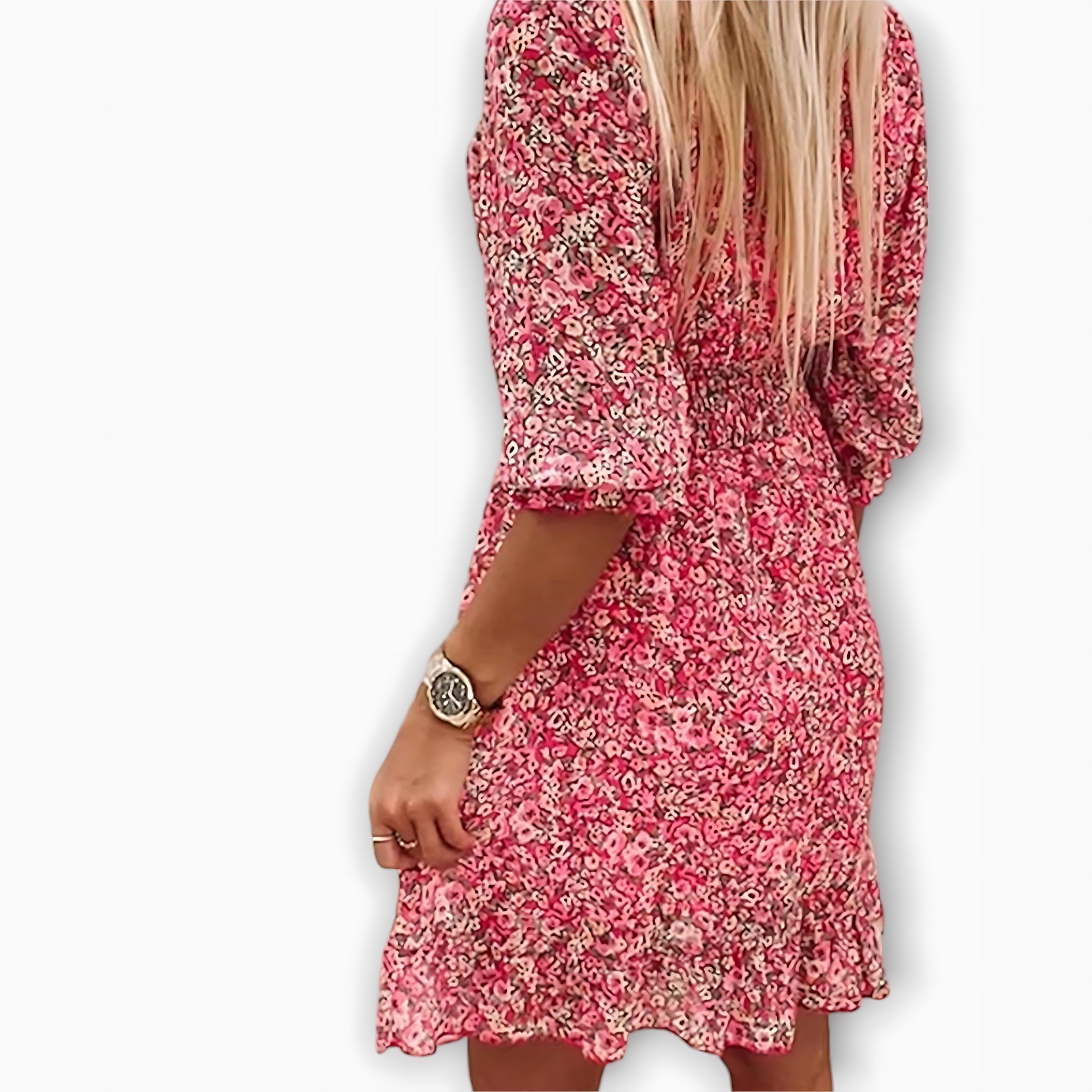 Fiona – Ditsy Floral Puff Sleeve Smocked Mini Dress