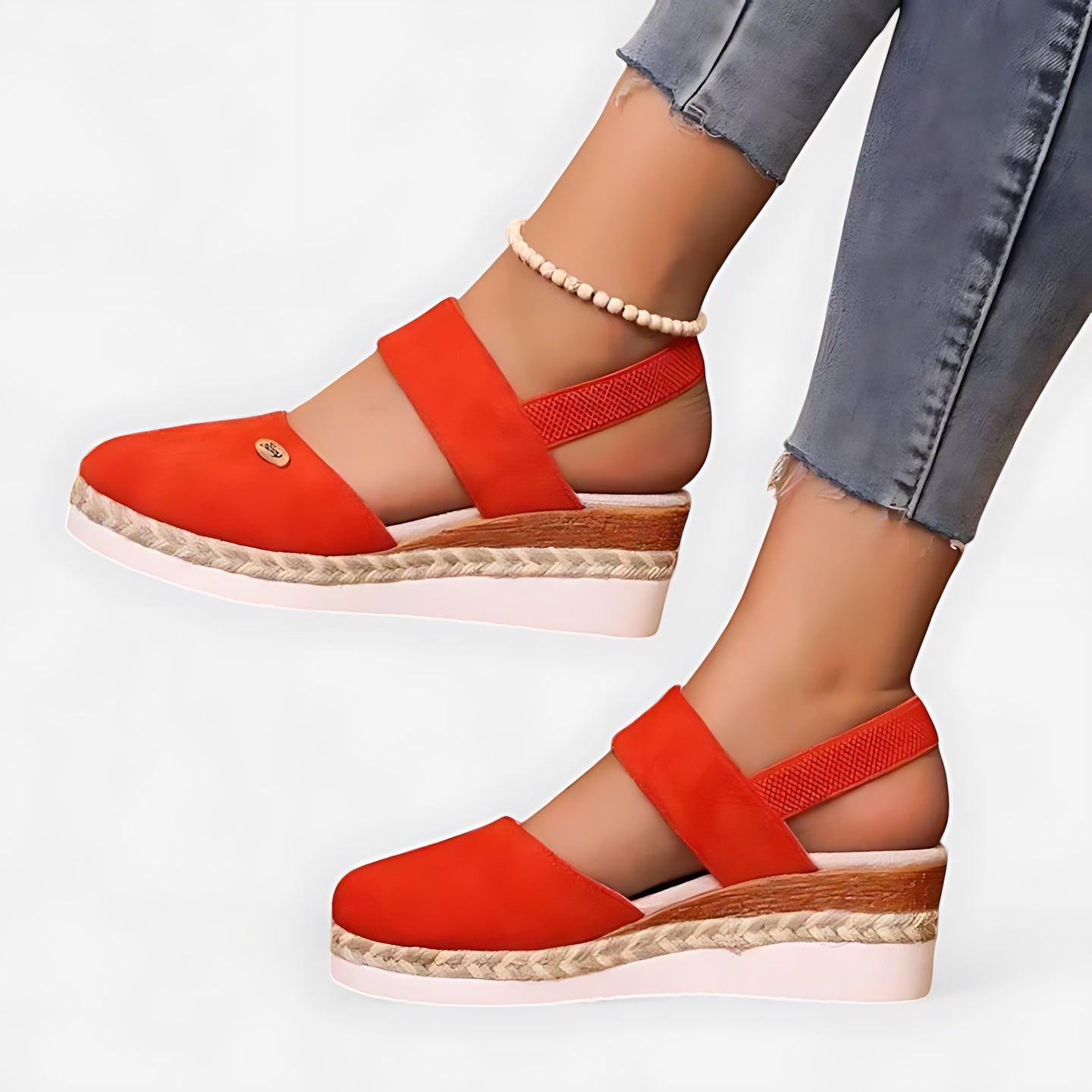 Florence – Closed Toe Slingback Espadrille Flats