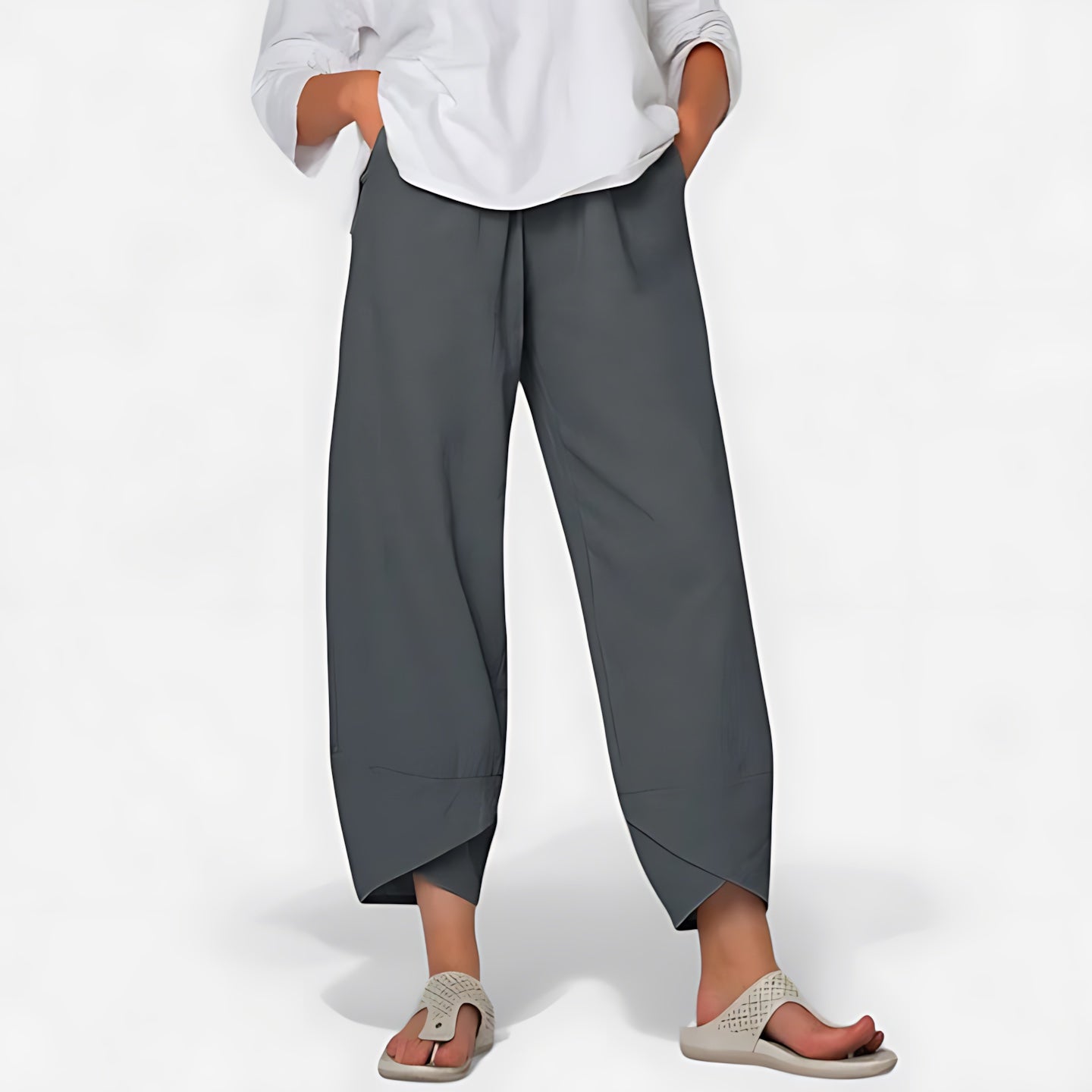 Genesis – Cropped Tapered Harem Pants