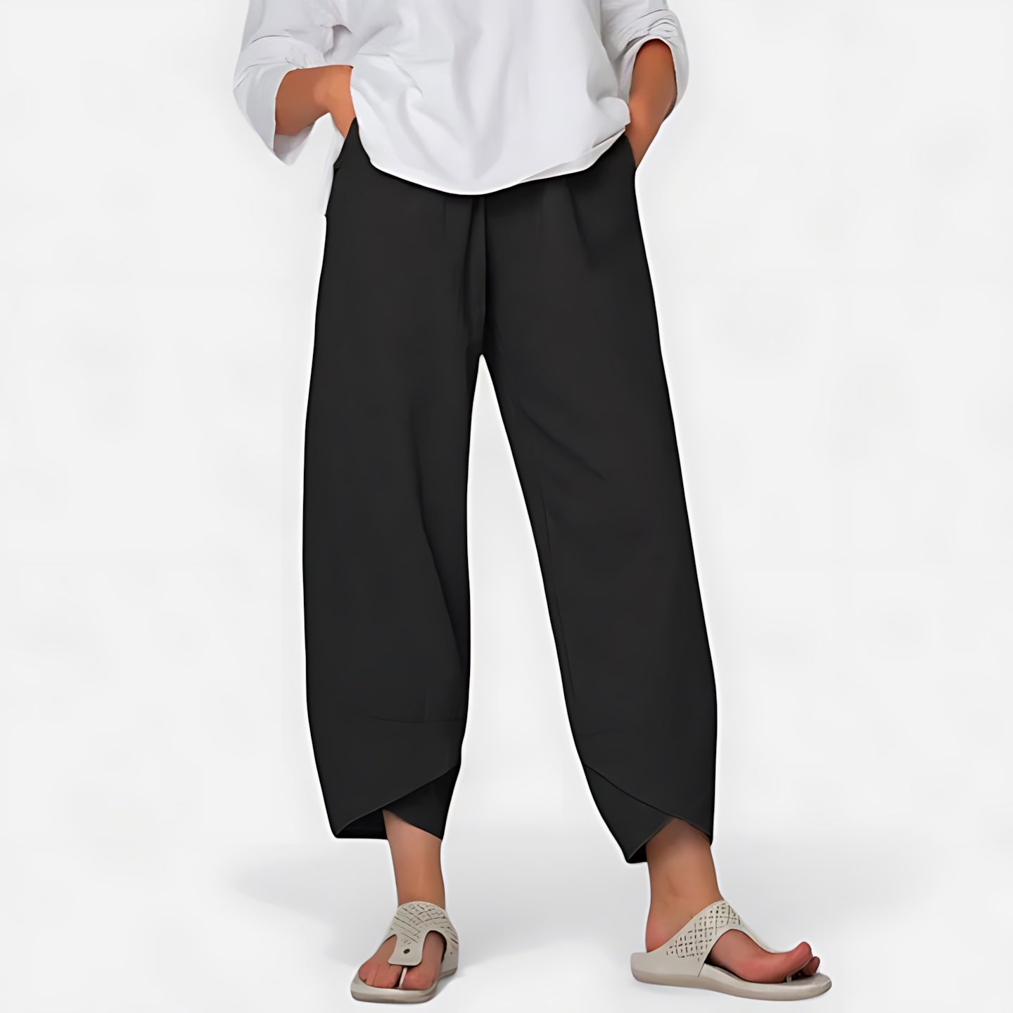 Genesis – Cropped Tapered Harem Pants