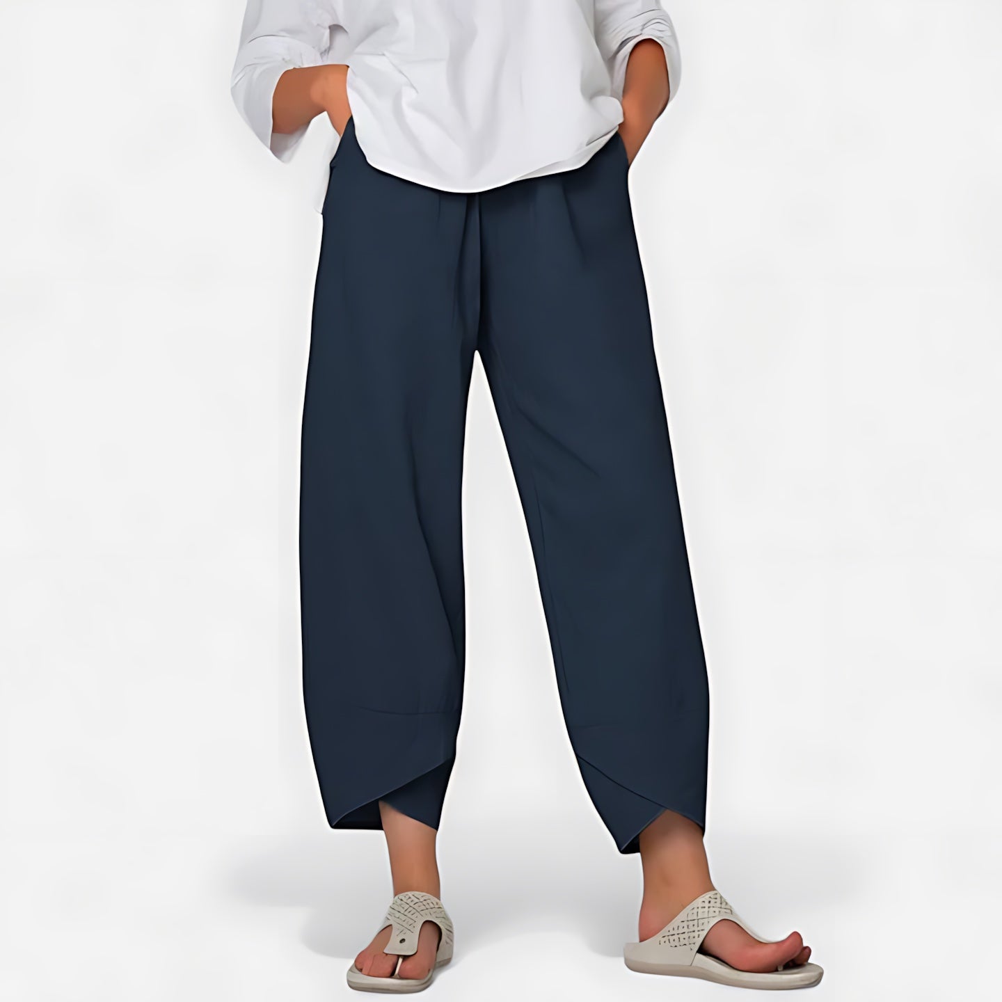 Genesis – Cropped Tapered Harem Pants