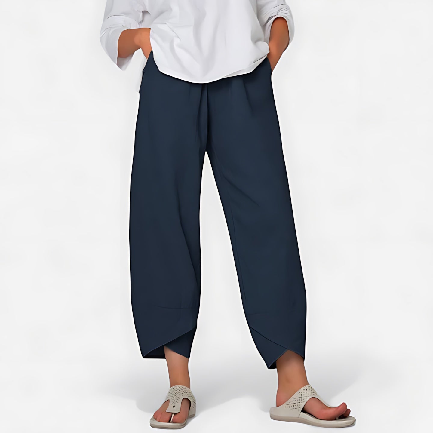 Genesis – Cropped Tapered Harem Pants