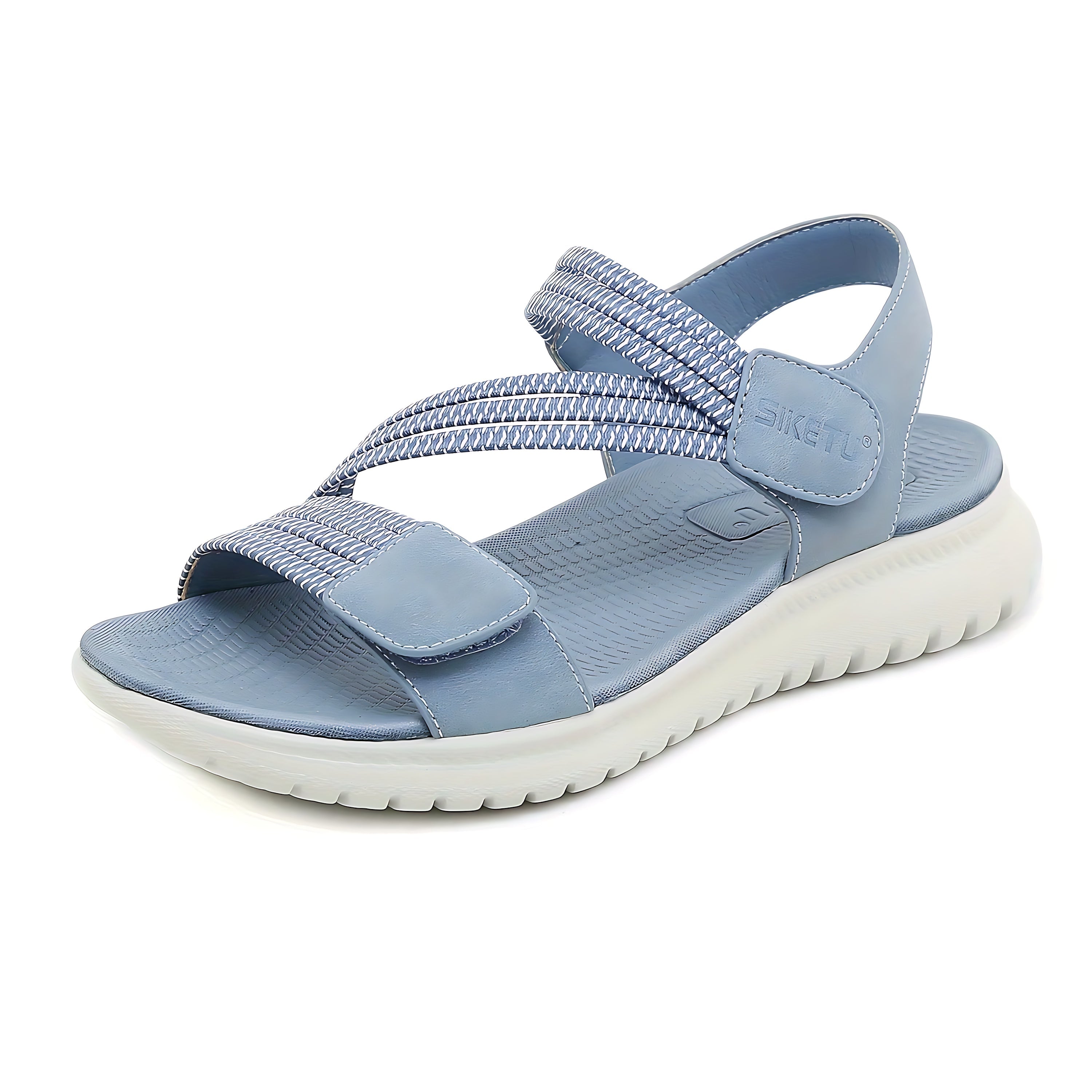 Georgia – Orthopedic Ankle Strap Low Wedge Sandals