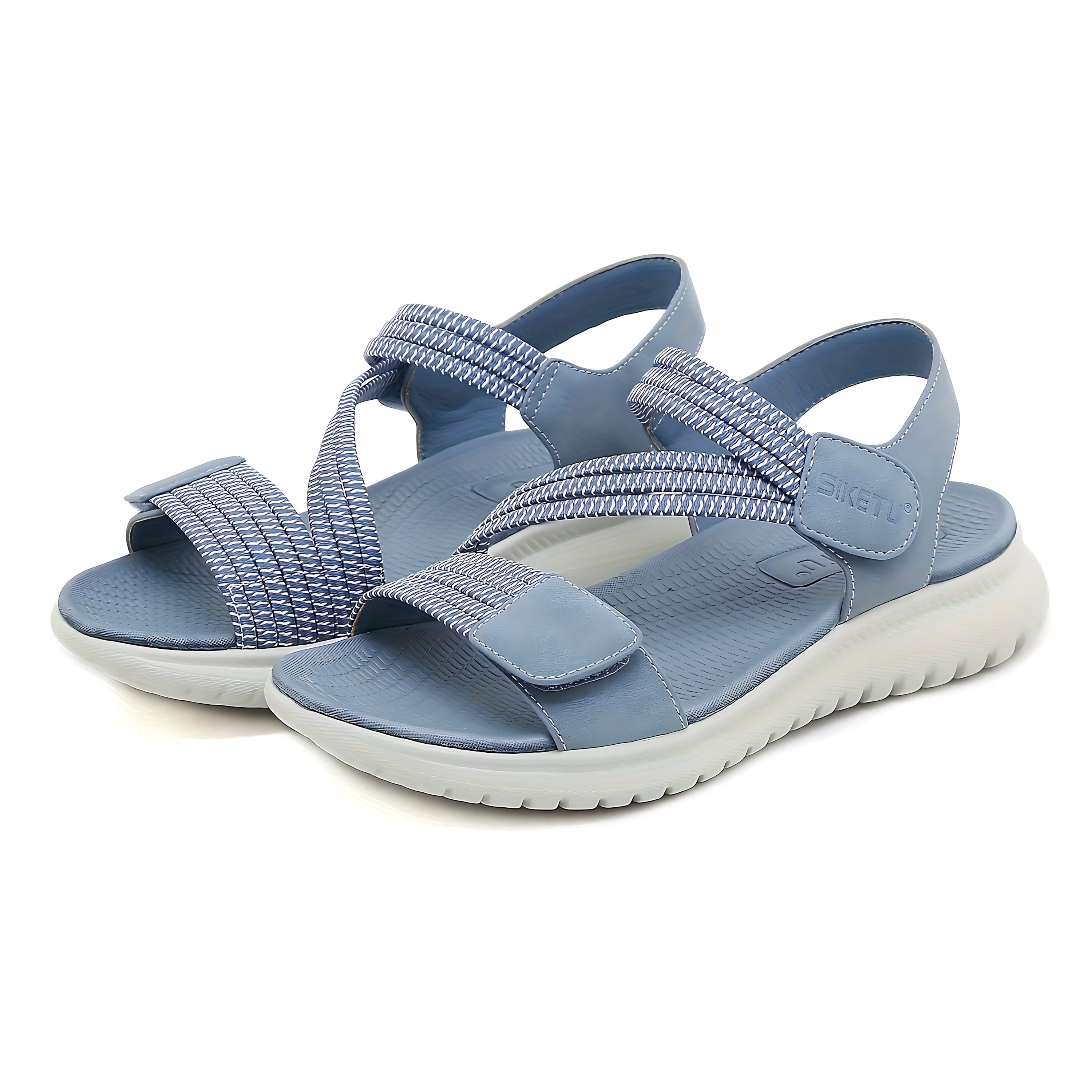 Georgia – Orthopedic Ankle Strap Low Wedge Sandals