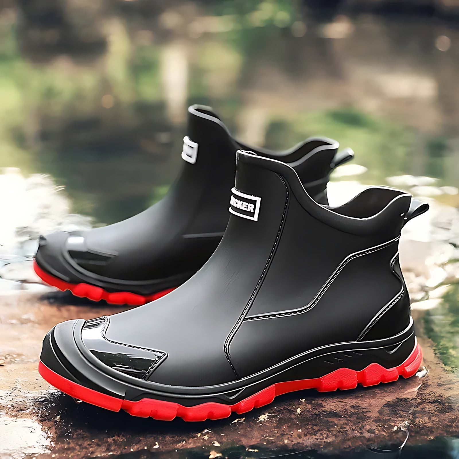 Georgia – Rubber Ankle Rain Boots