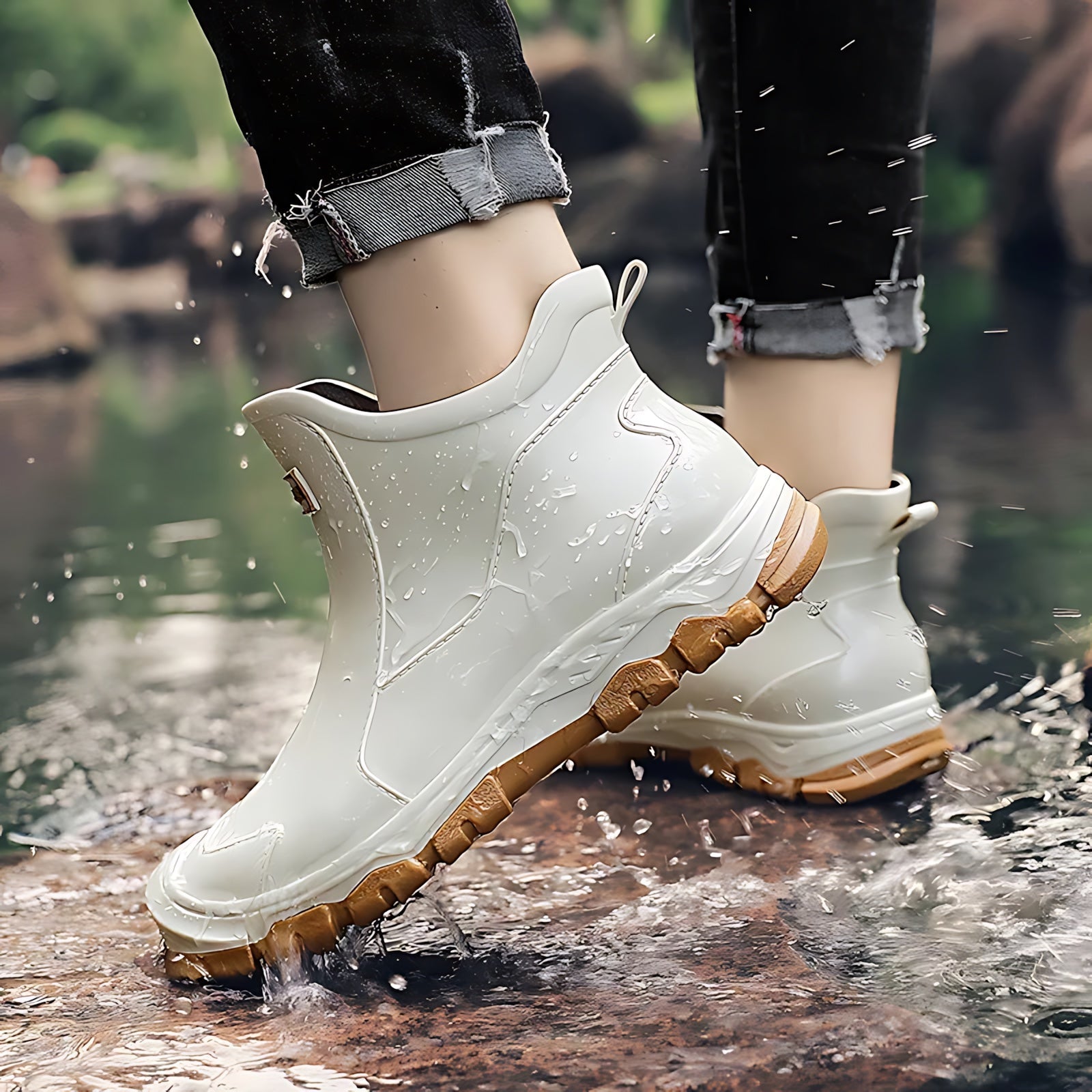 Georgia – Rubber Ankle Rain Boots