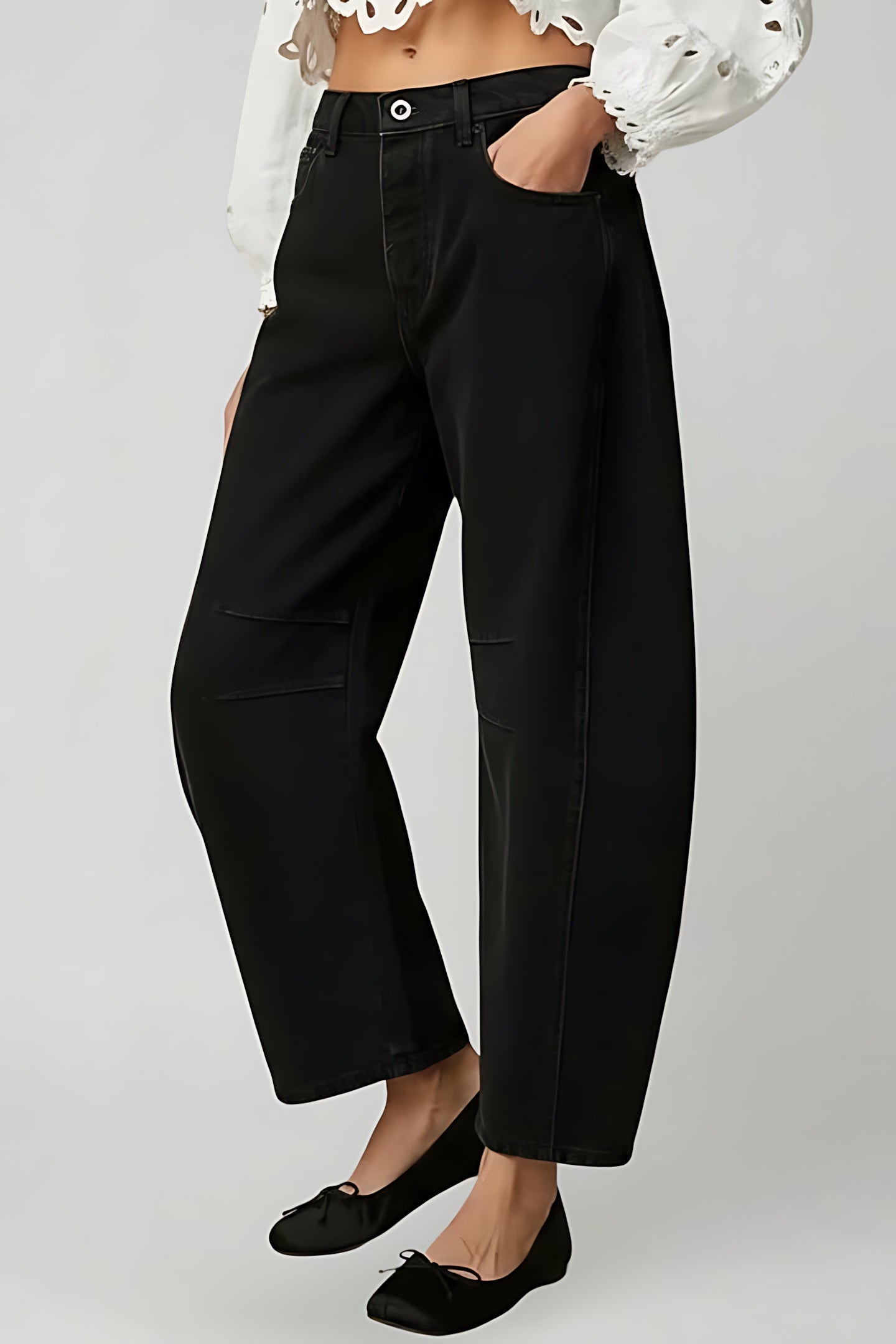 Grace – High Waist Slim Straight Leg Jeans