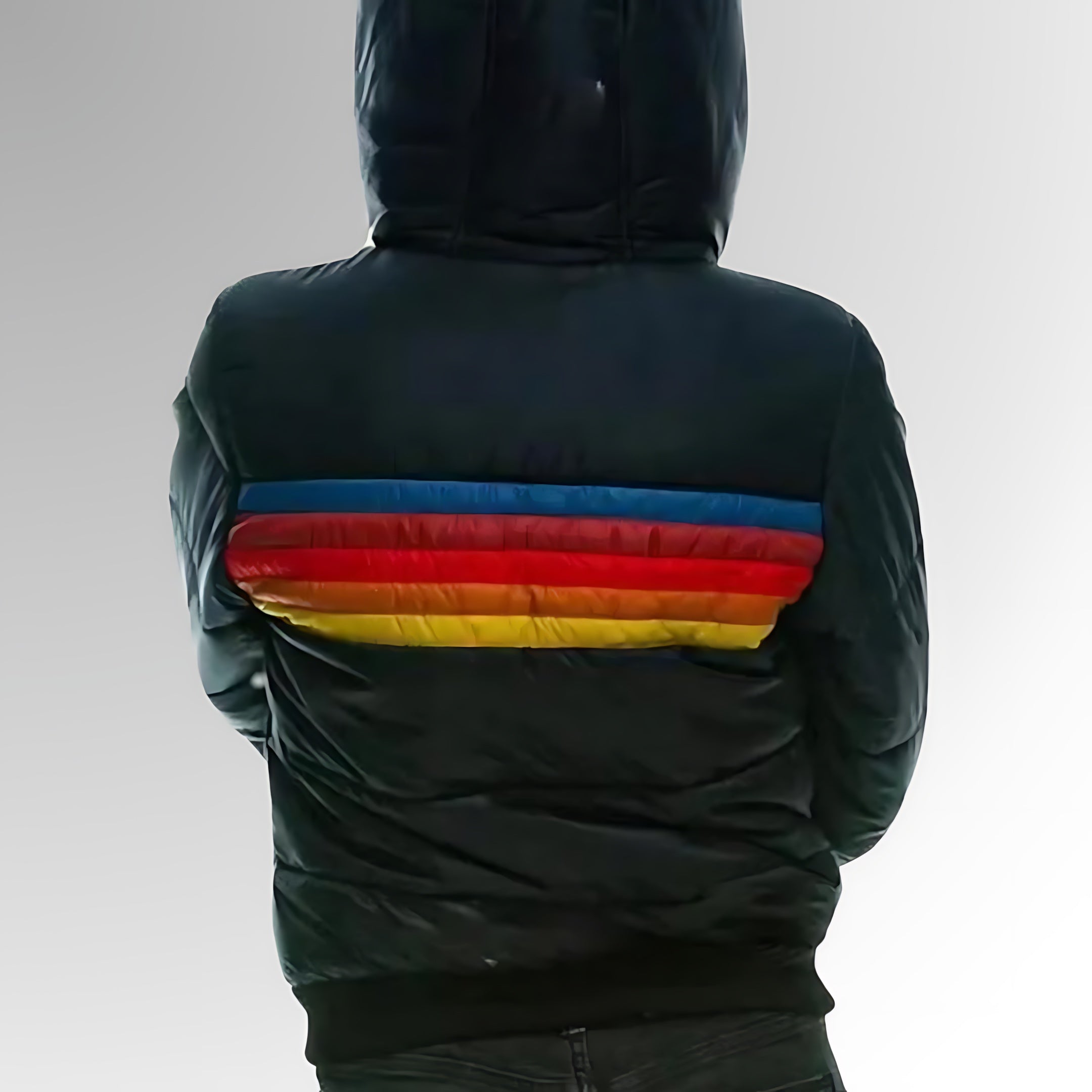 Hadley – Retro Striped Zip Up Knit Jacket