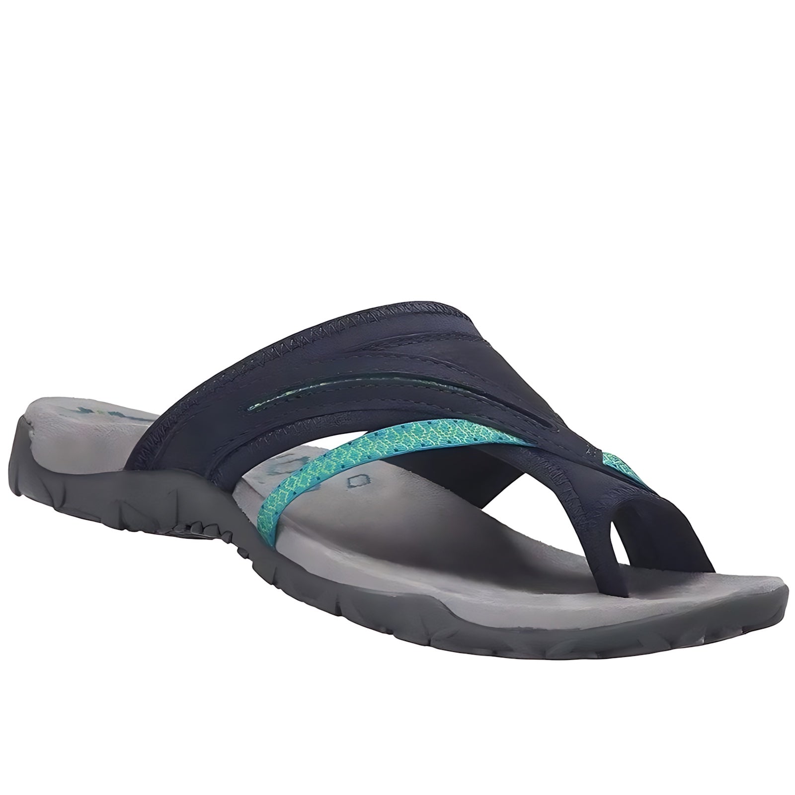 Hadley – Toe Loop Low Wedge Sandals