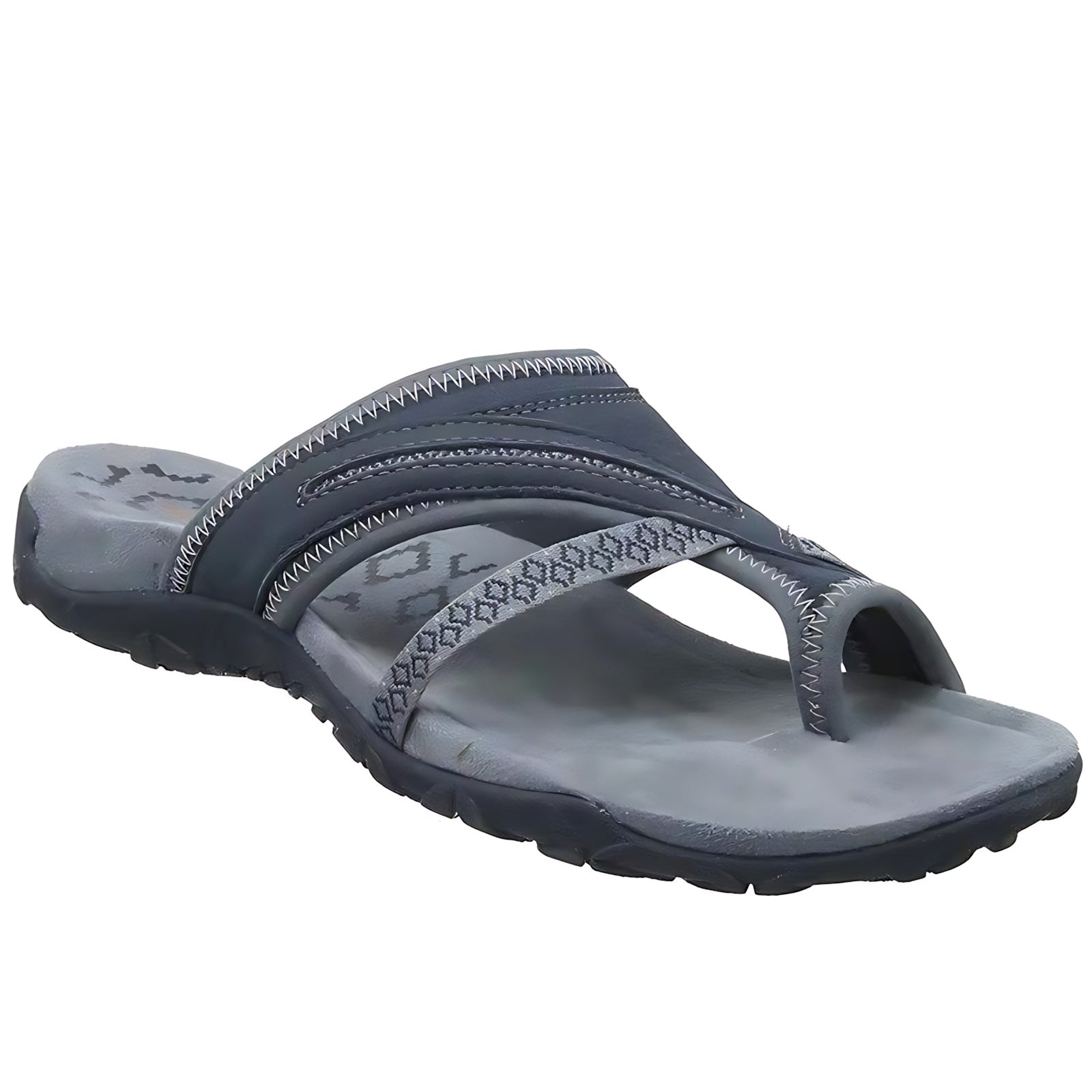 Hadley – Toe Loop Low Wedge Sandals