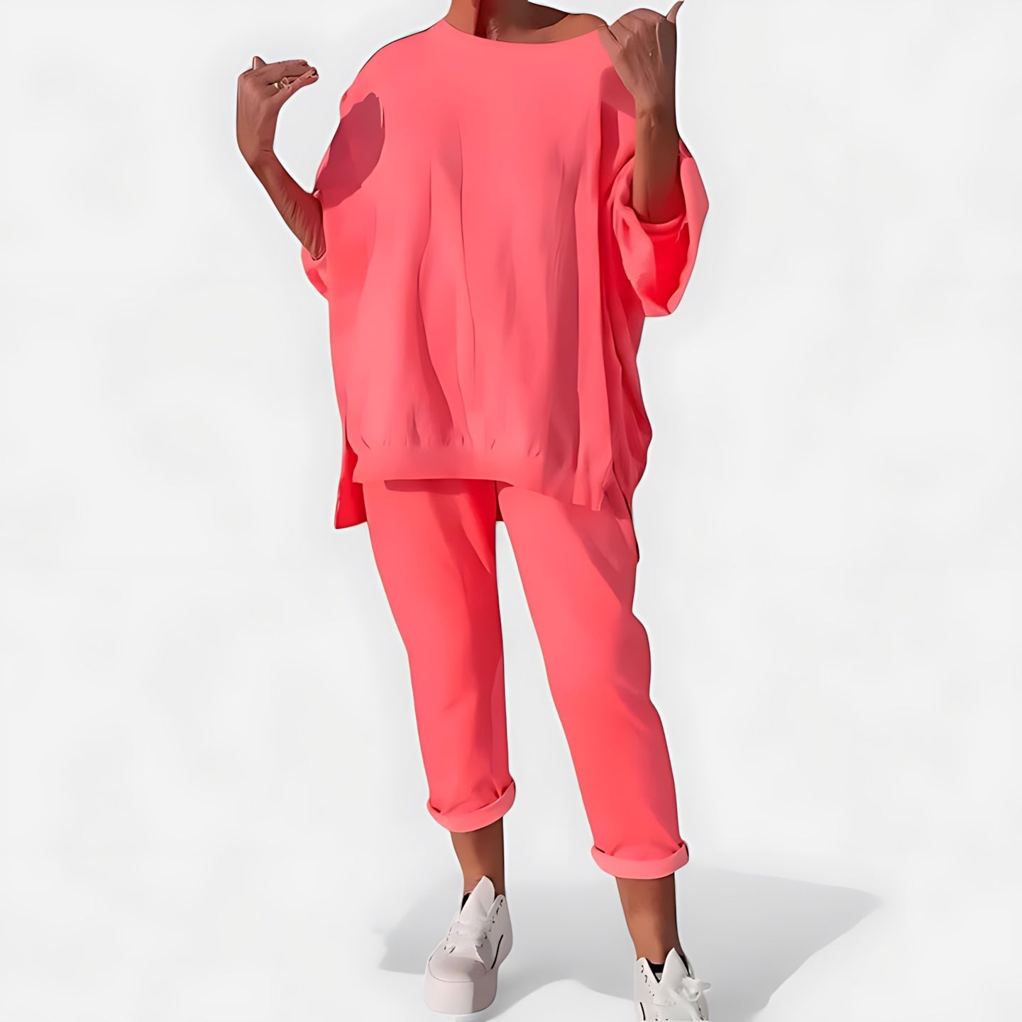 Harper – Oversized T Shirt And Joggers Lounge Set