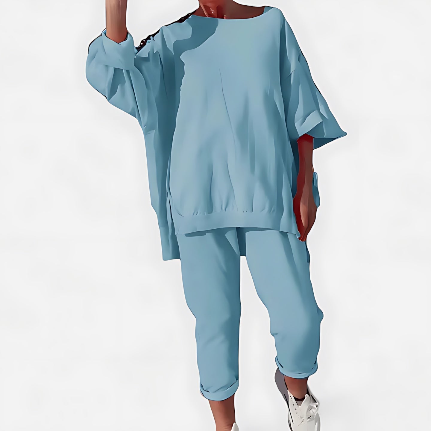Harper – Oversized T Shirt And Joggers Lounge Set