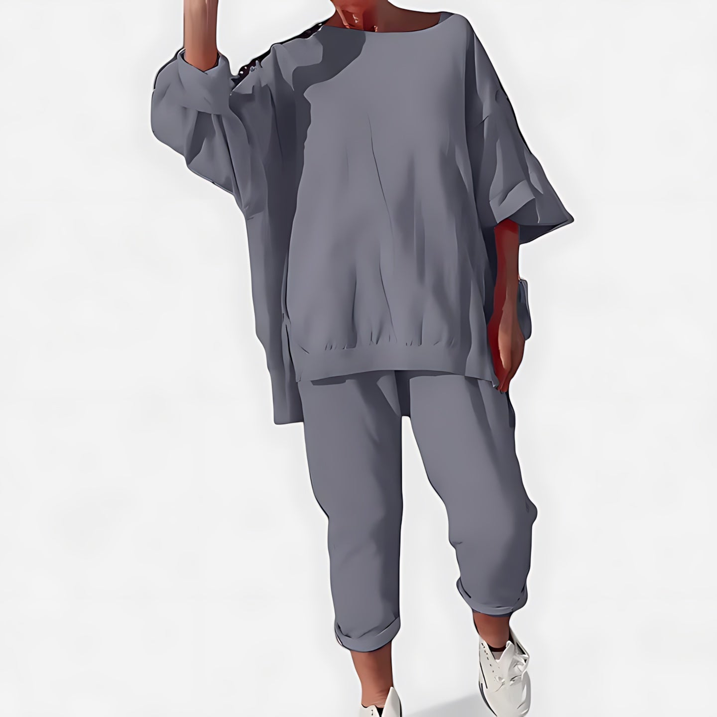 Harper – Oversized T Shirt And Joggers Lounge Set