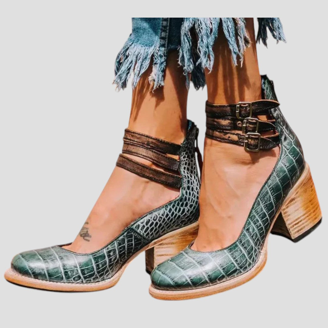 Luna – Suede Slouchy Western Ankle Boots