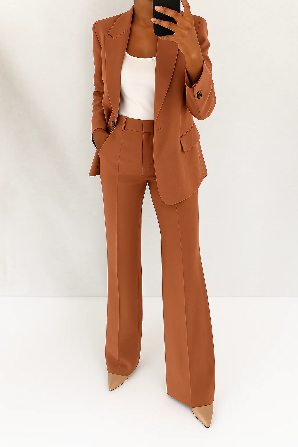Alaia – Blazer and Straight Leg Pants Suit Set