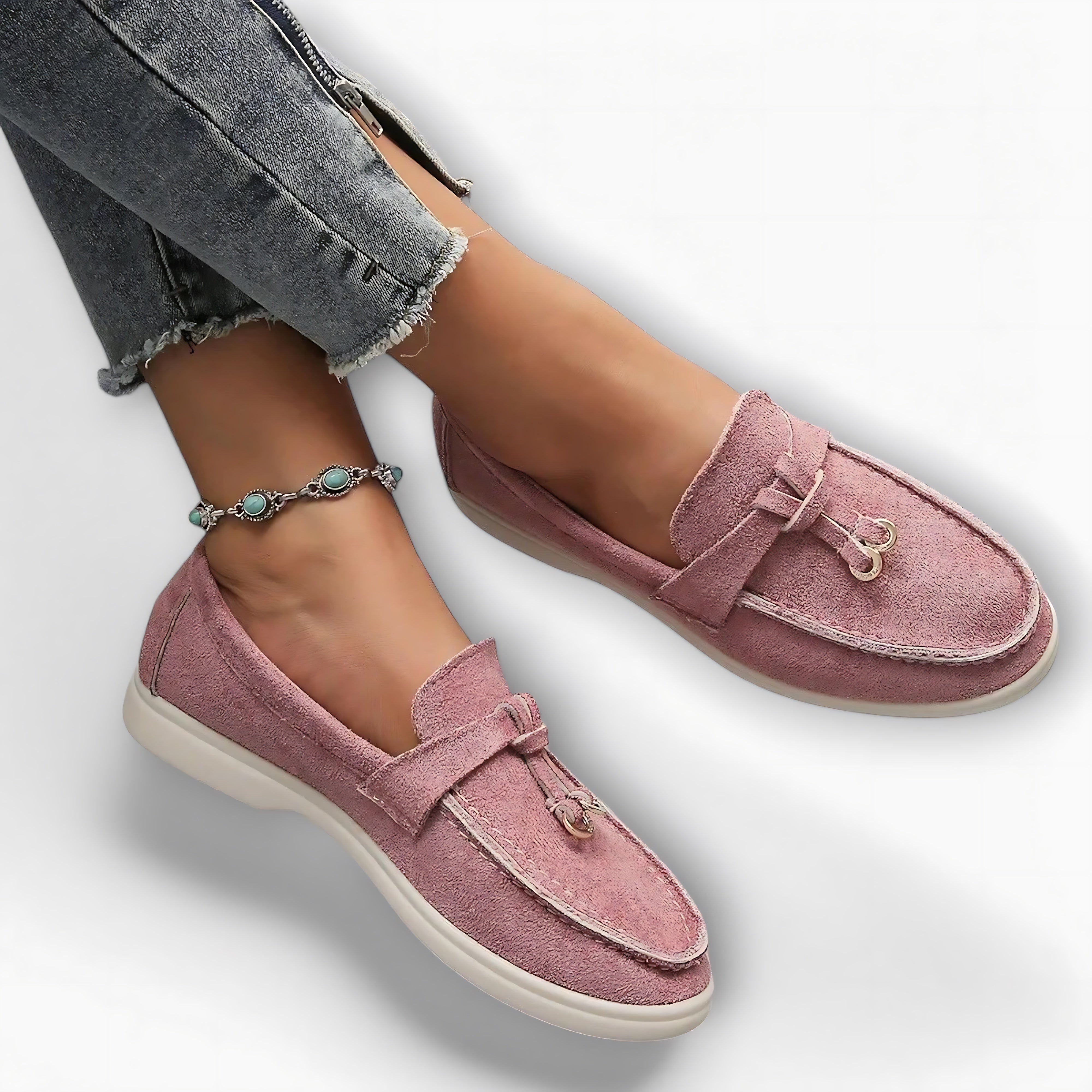 Imogen – Suede Tassel Loafers