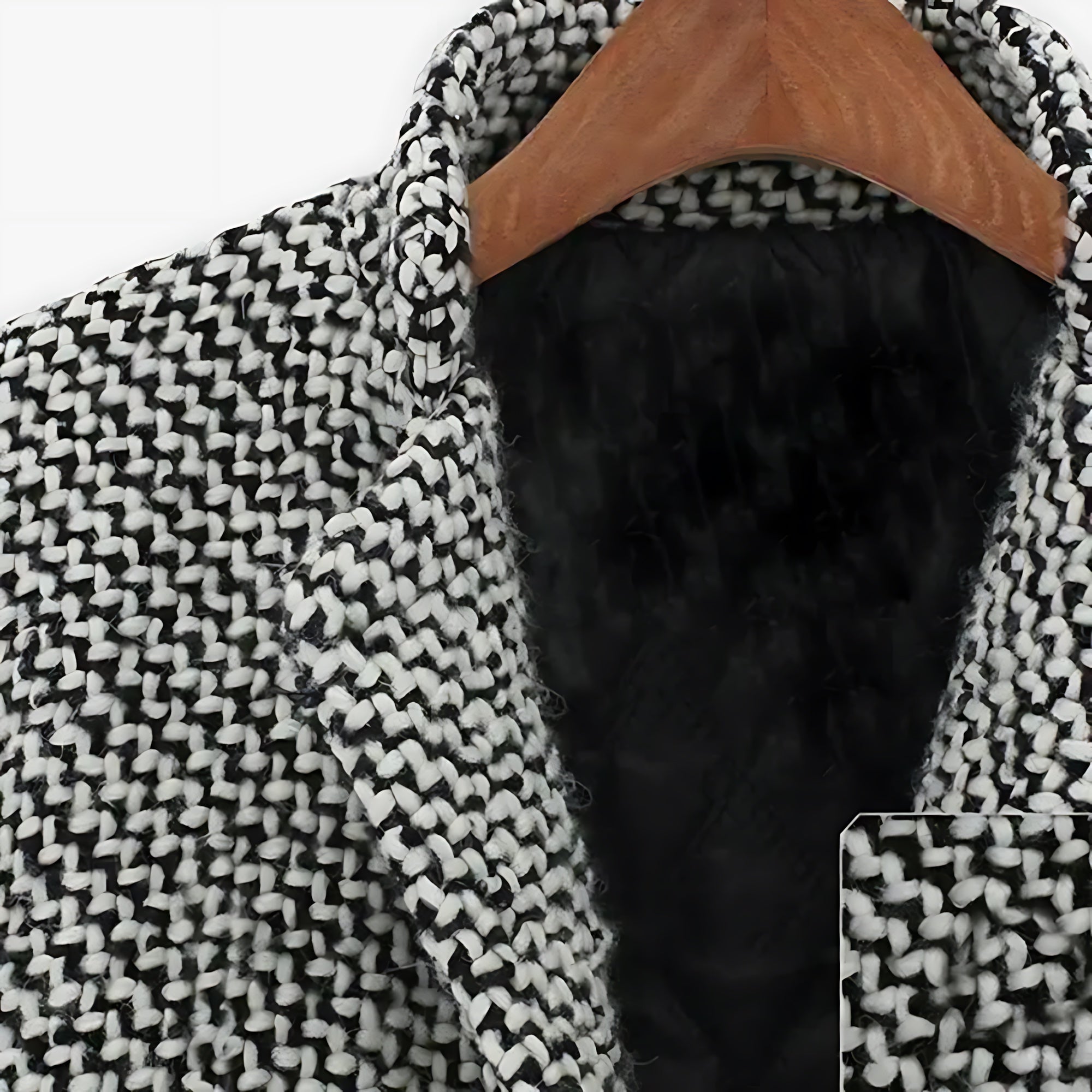 Iris – Marled Single Breasted Longline Coat