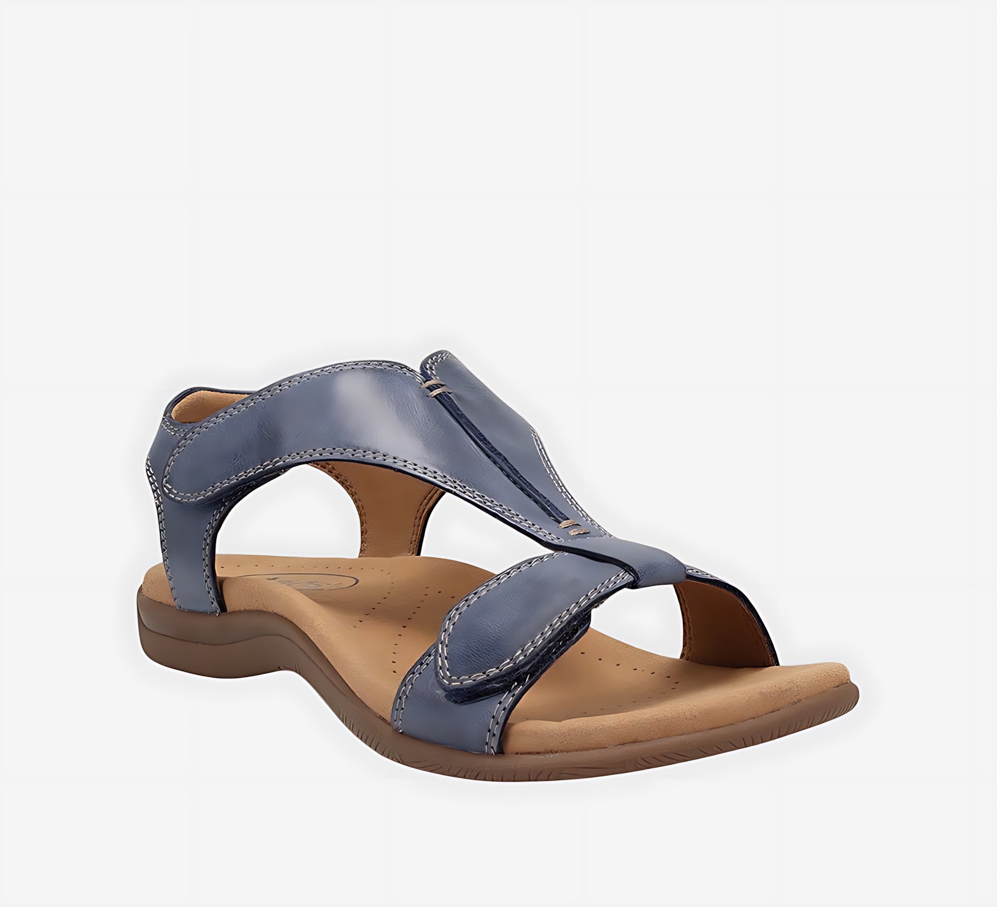 Isabella – T-Strap Cutout Flat Sandals