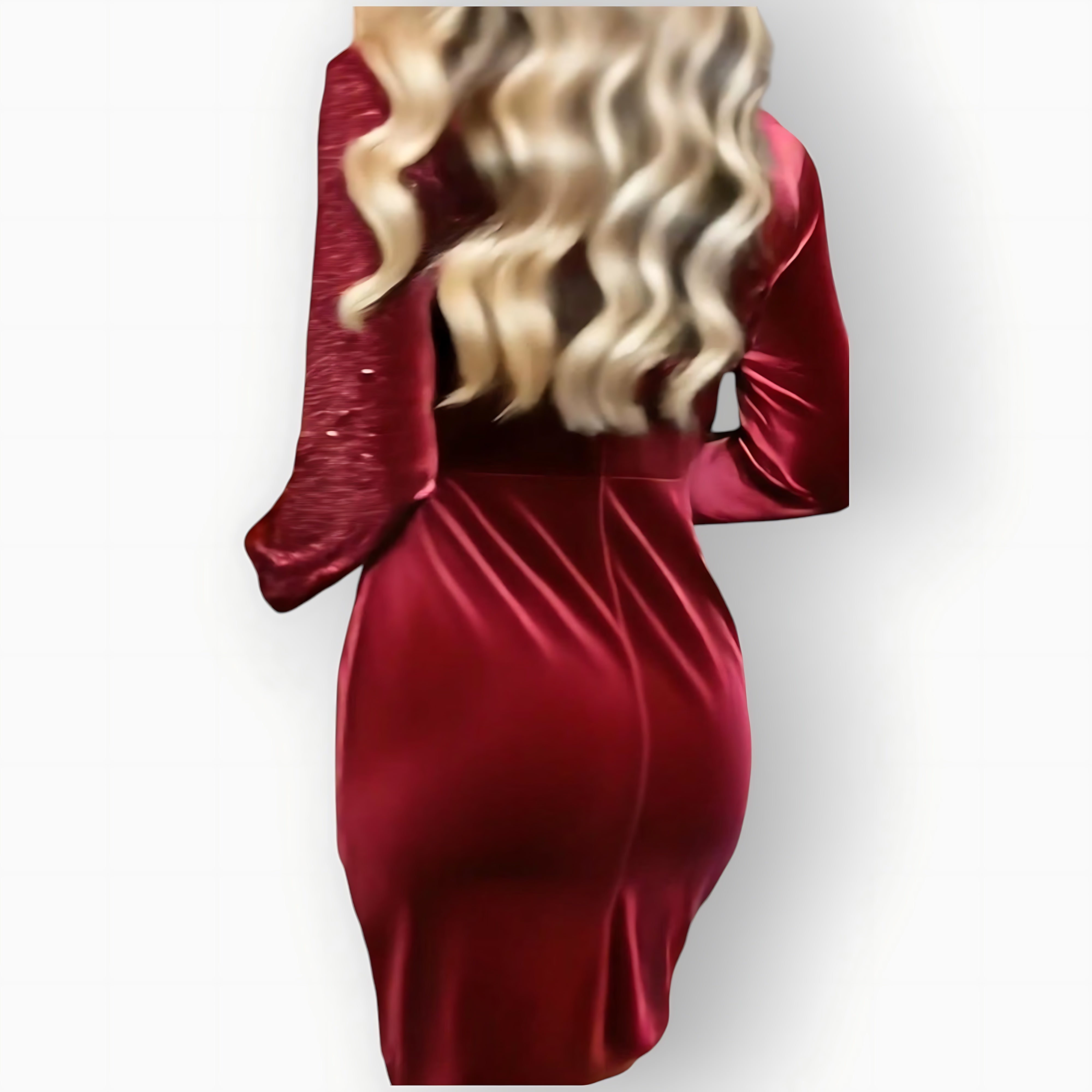 Isabella – Velvet Ruched Wrap Party Mini Dress