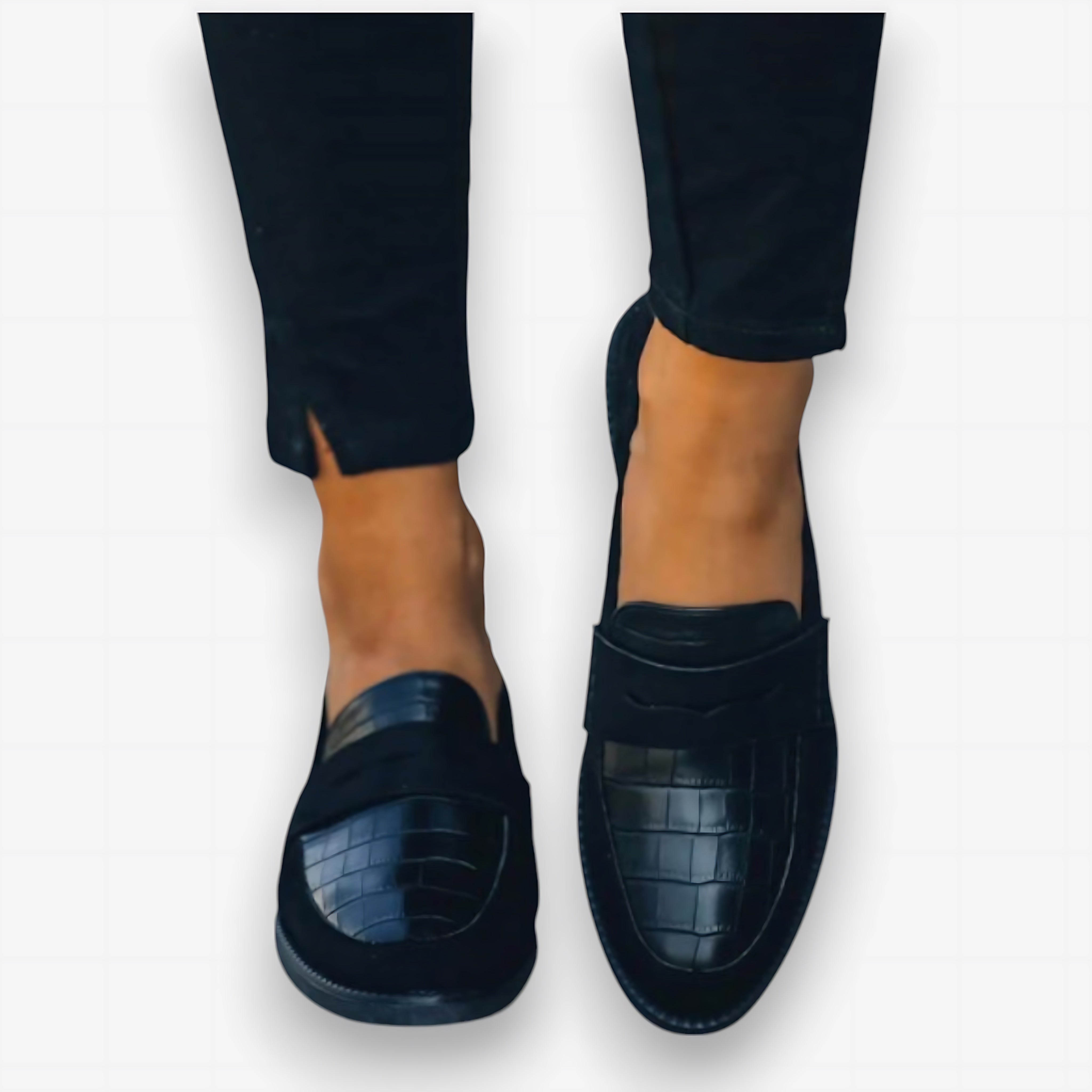 Isabelle – Faux Leather Almond Toe Loafers