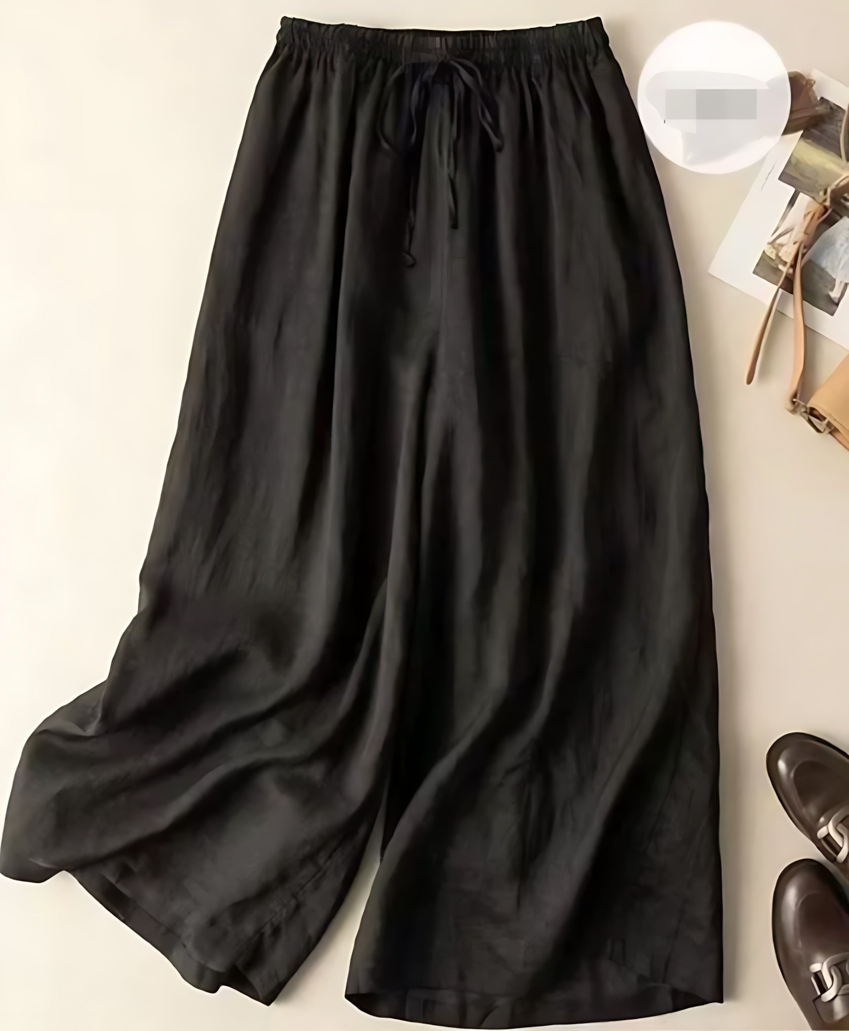 Isla – Cropped Wide Leg Culotte Pants