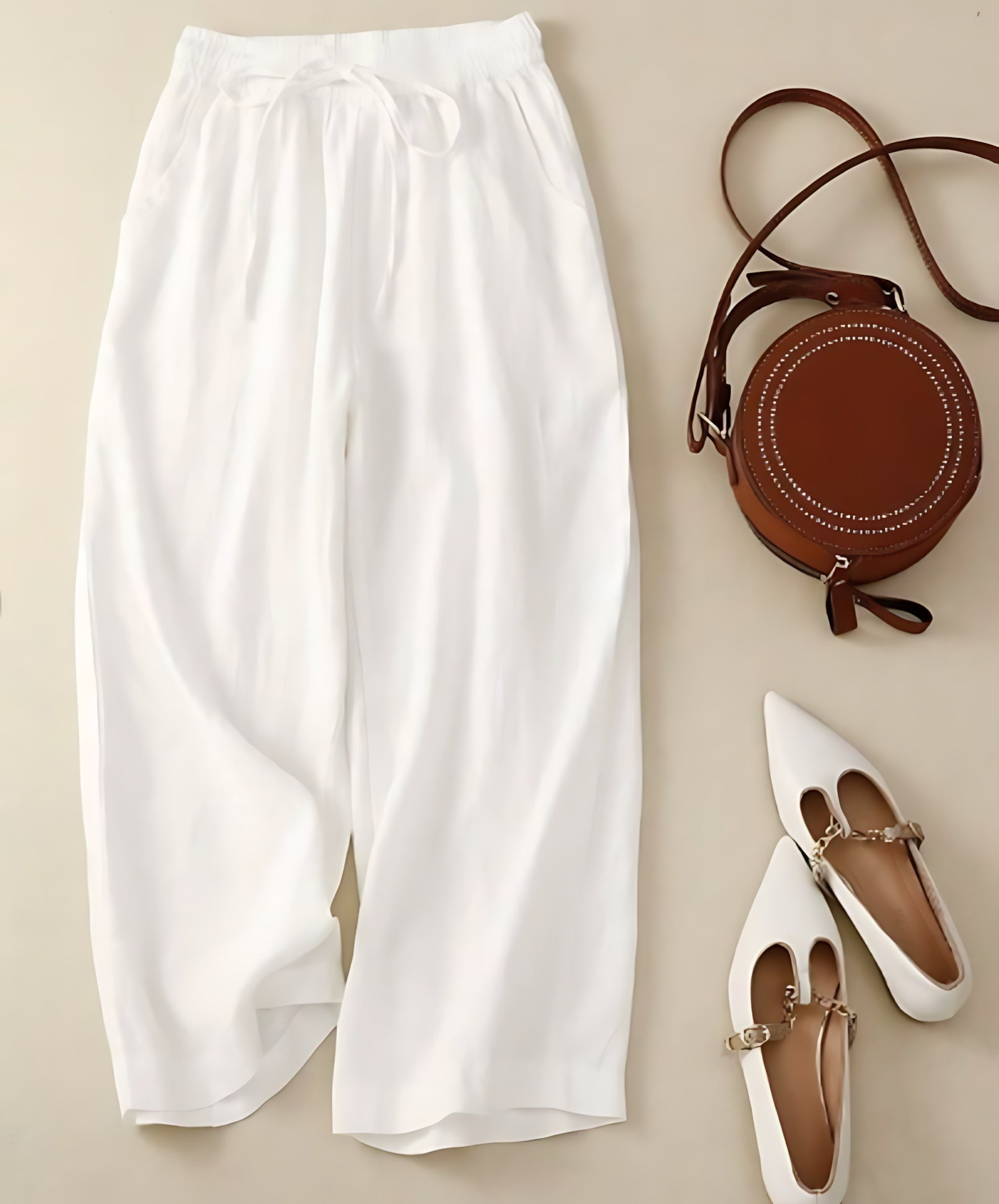 Isla – Cropped Wide Leg Culotte Pants