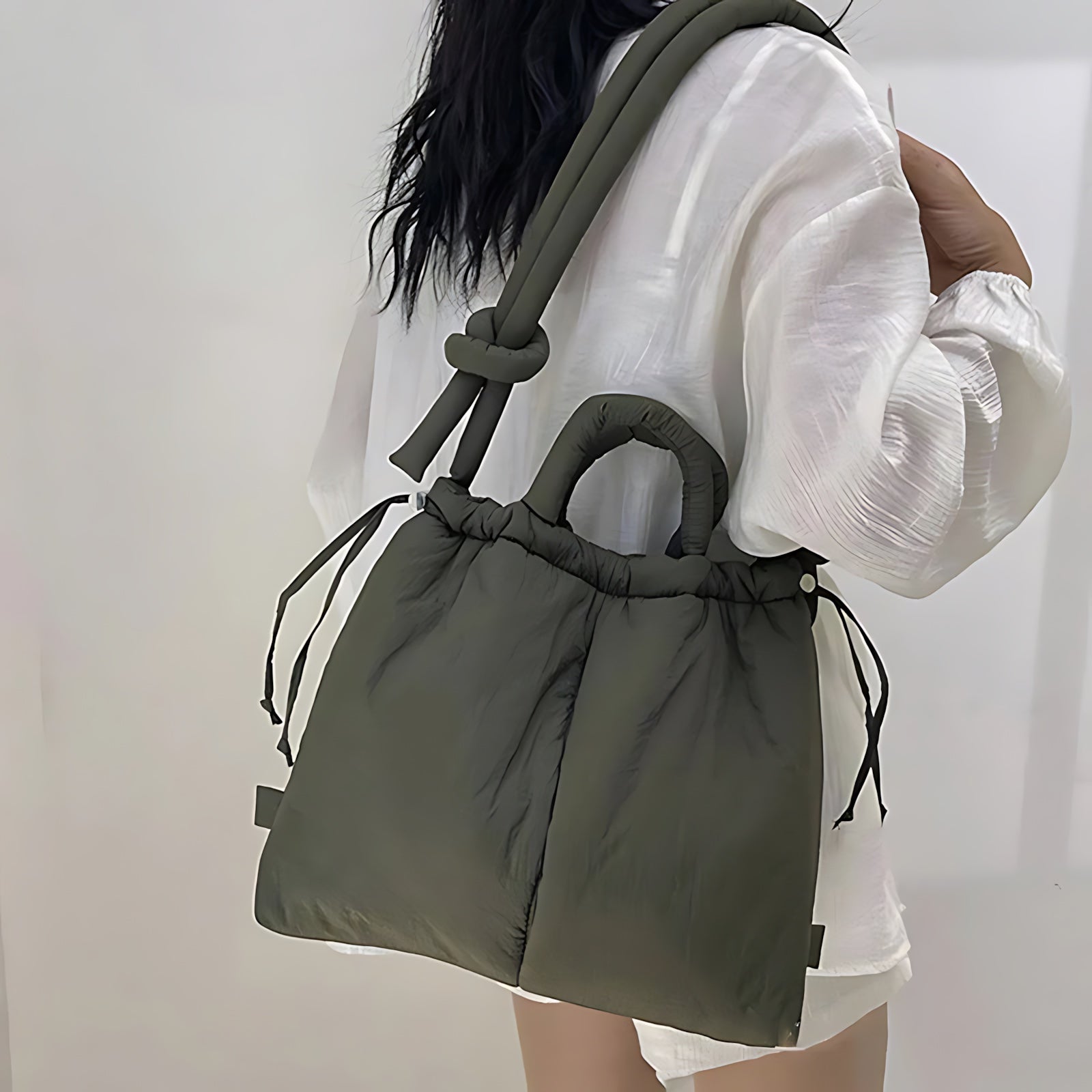 Jasmine – Quilted Puffer Tote Bag