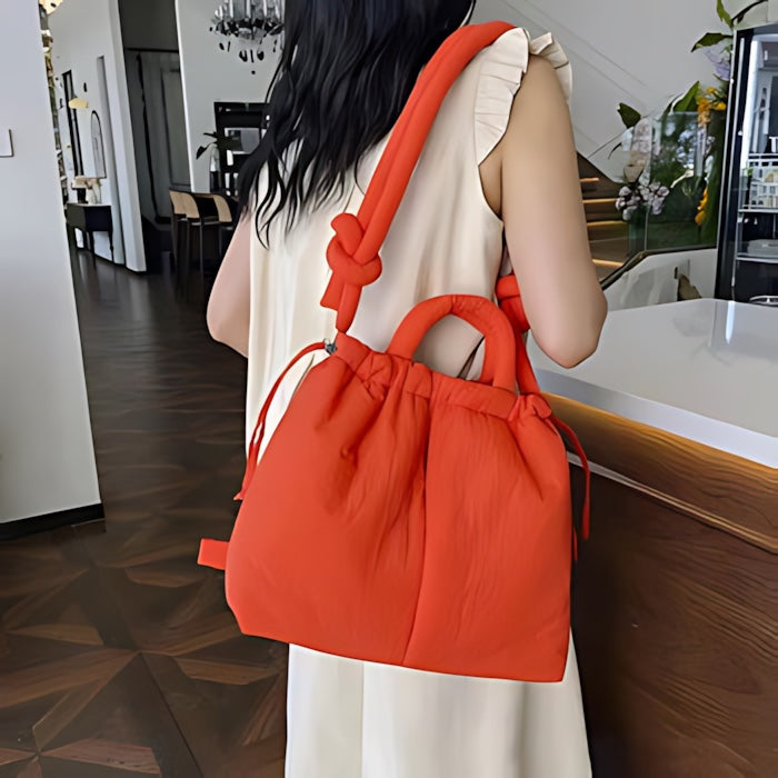 Jasmine – Quilted Puffer Tote Bag