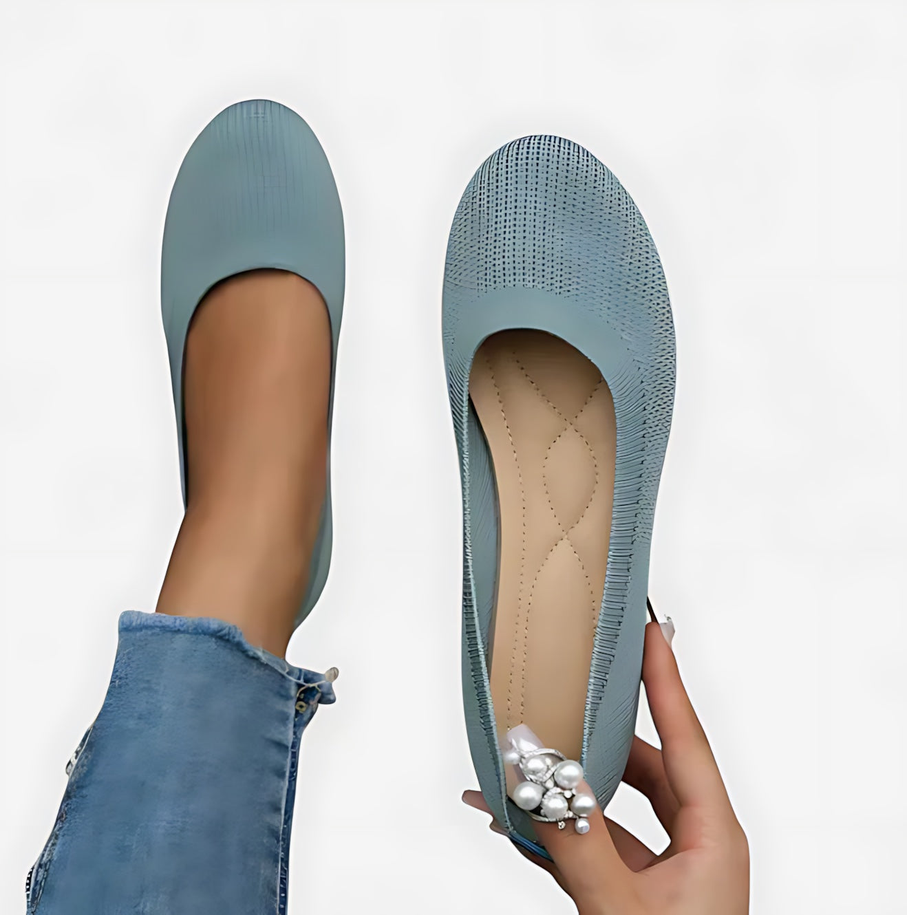 Juliette – Slip On Round Toe Ballet Flats
