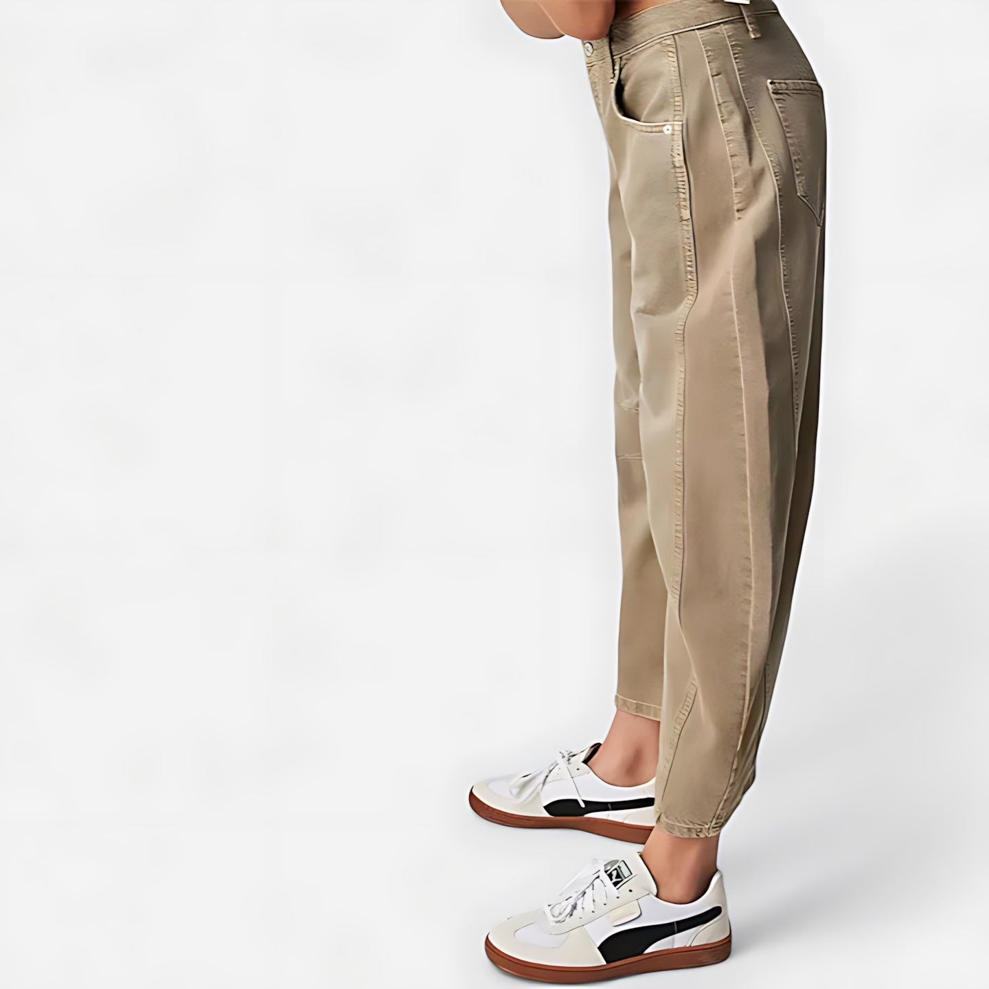 June – Denim Barrel Leg Jeans