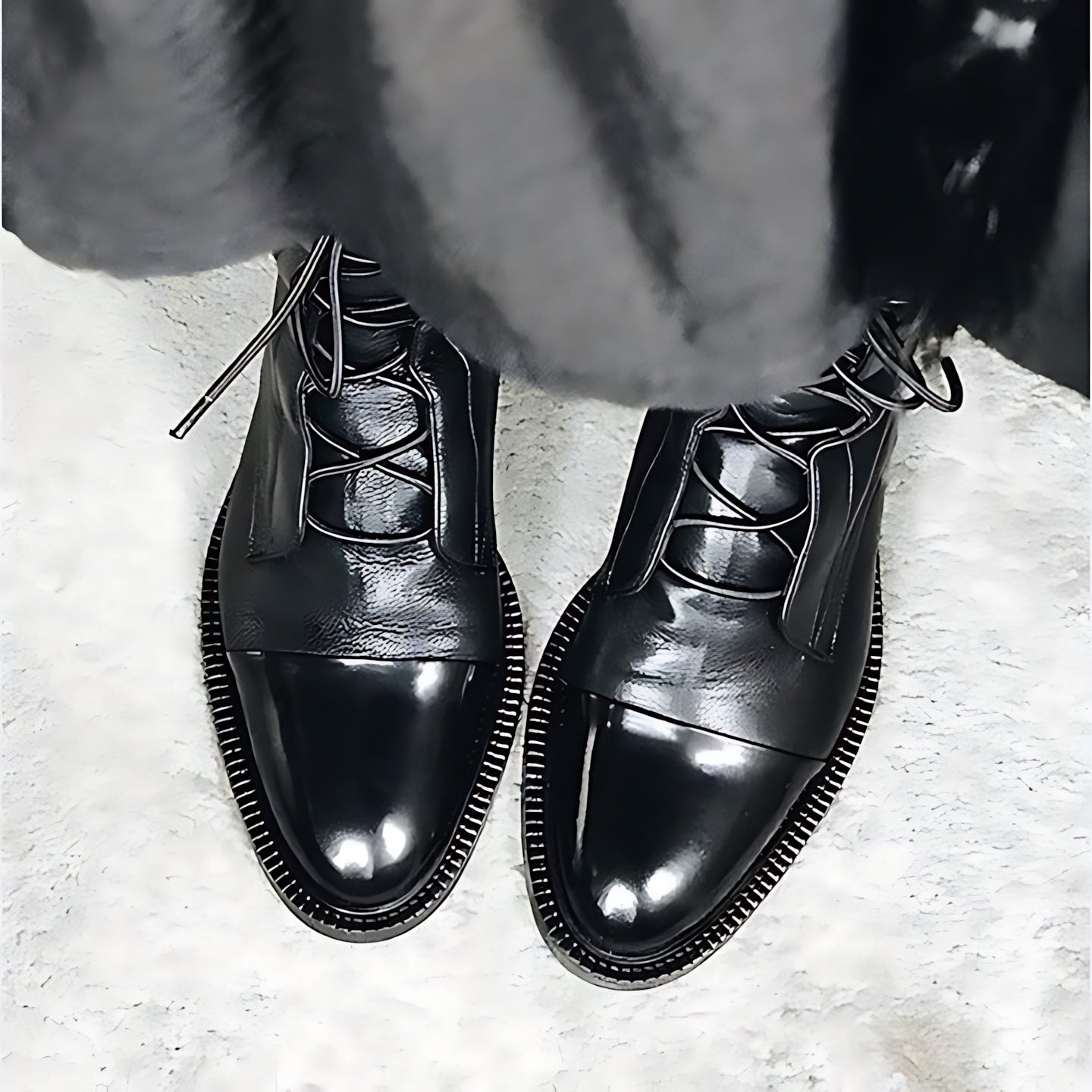 Kinsley – Leather Lace Up Ankle Boots
