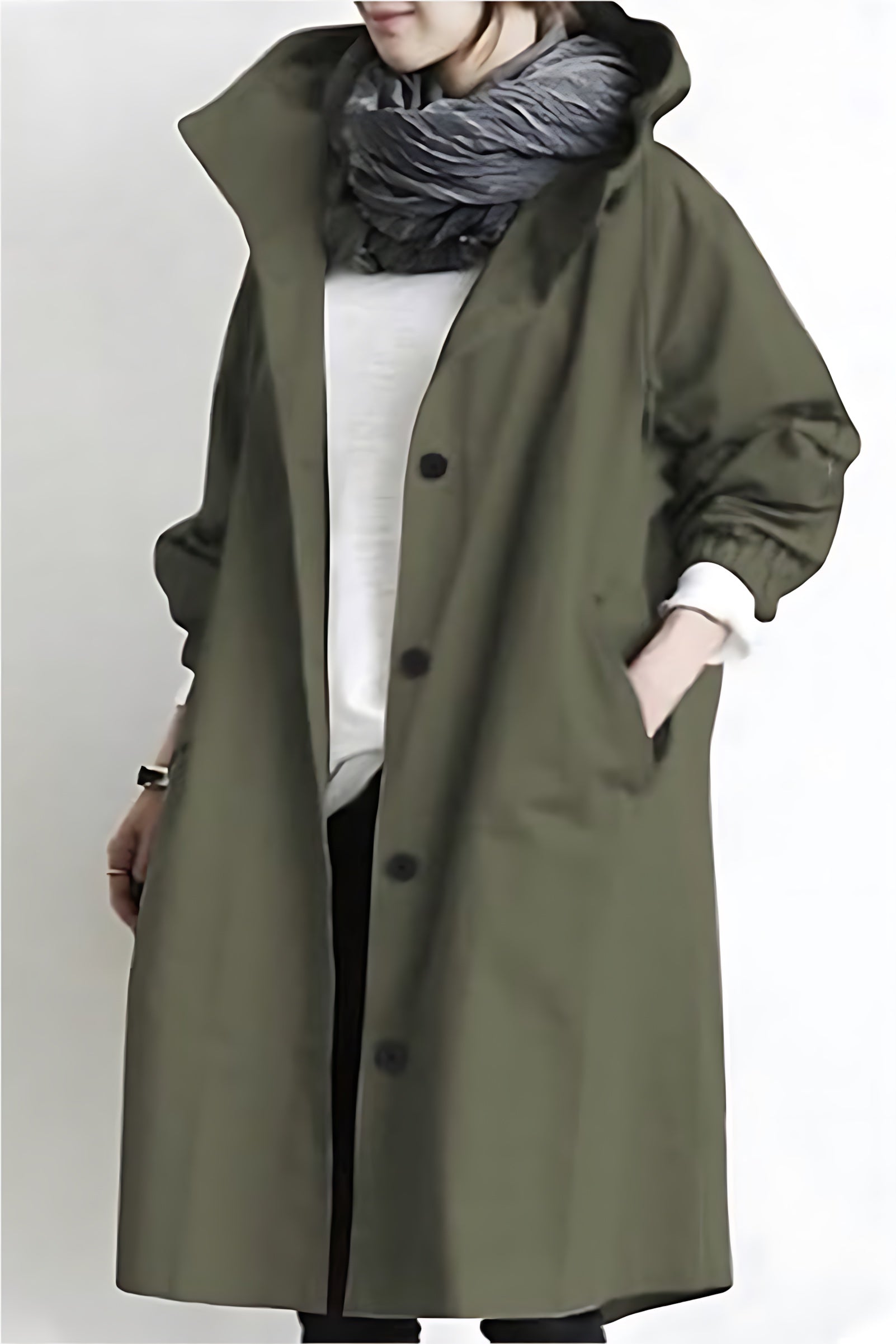 Kinsley – Oversized Longline Windbreaker Jacket