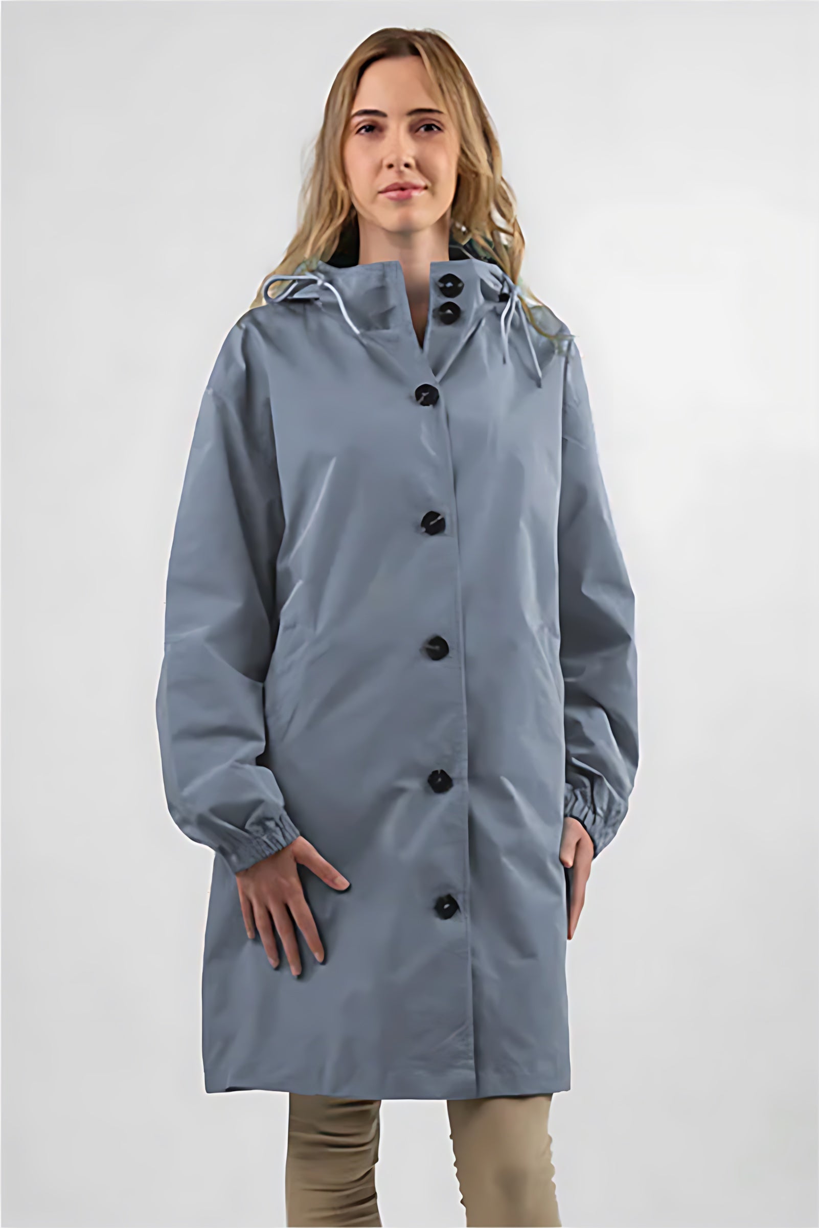 Kinsley – Oversized Longline Windbreaker Jacket