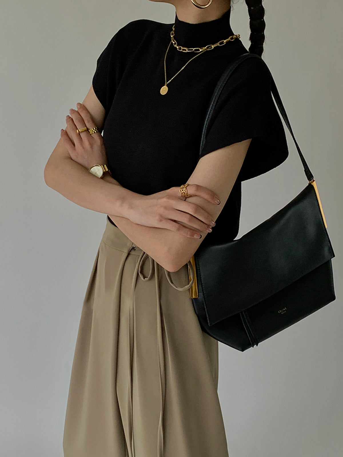 Charlie – Mock Neck Knit Top