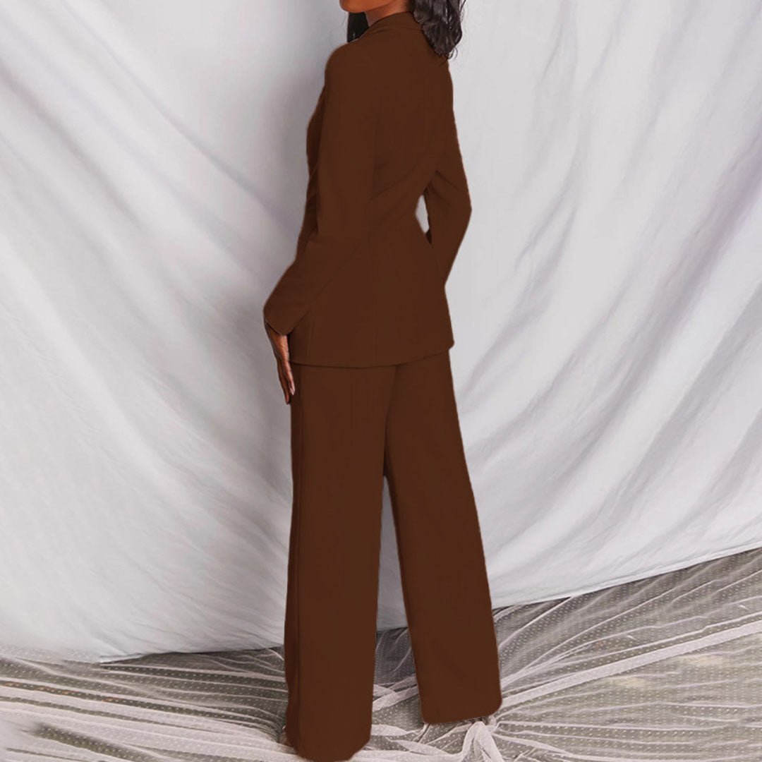 Scarlett – Oversized Blazer And Wide Leg Pants Suit Set