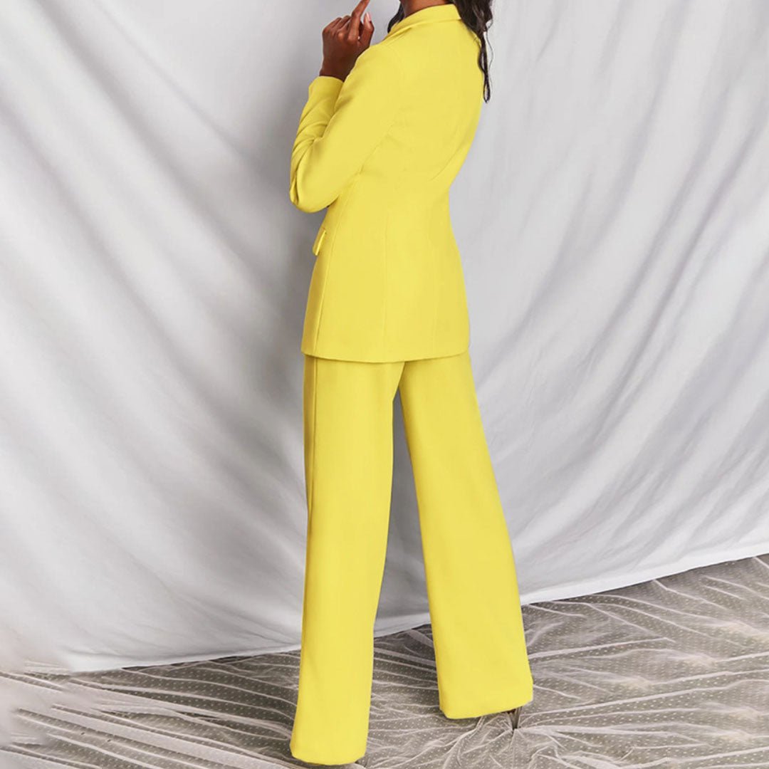 Scarlett – Oversized Blazer And Wide Leg Pants Suit Set