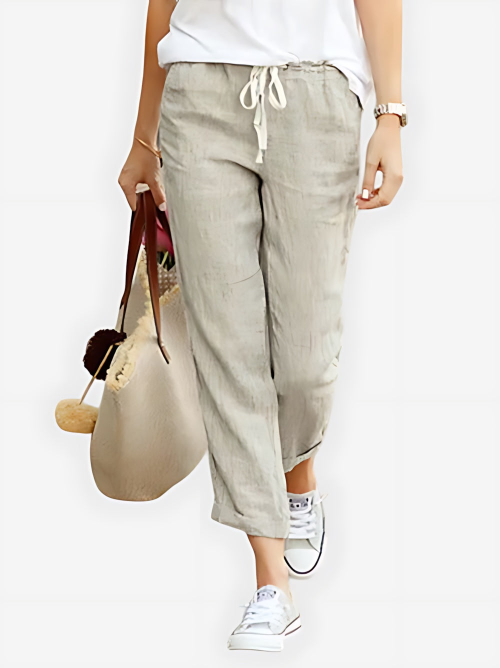 Lilah – Cropped Straight Leg Summer Pants