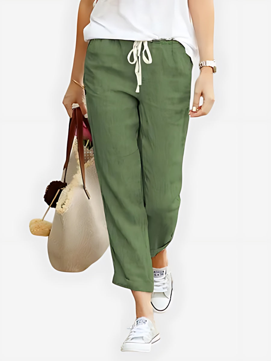 Lilah – Cropped Straight Leg Summer Pants
