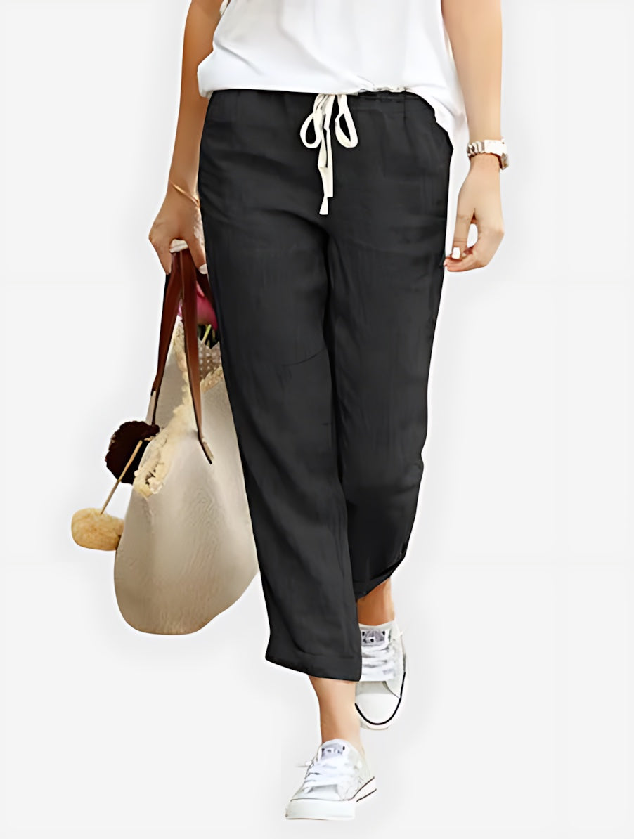 Lilah – Cropped Straight Leg Summer Pants