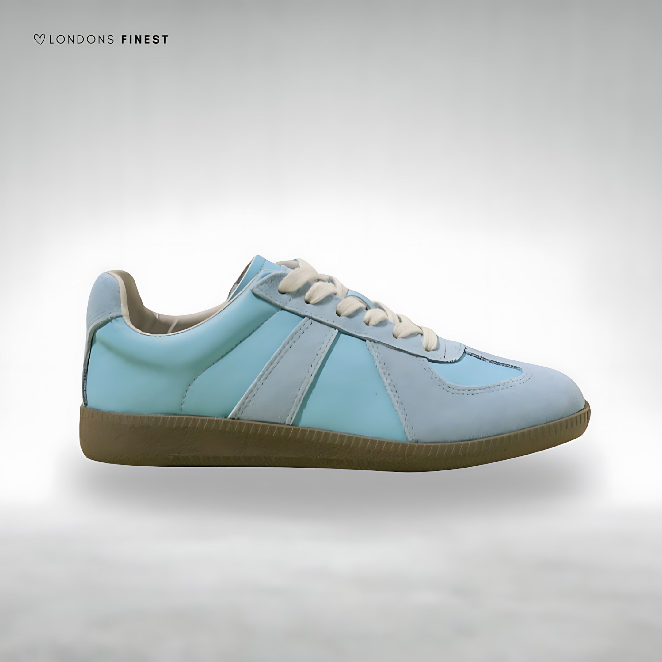 Liliana – Suede Panel Lace Up Low Top Sneakers