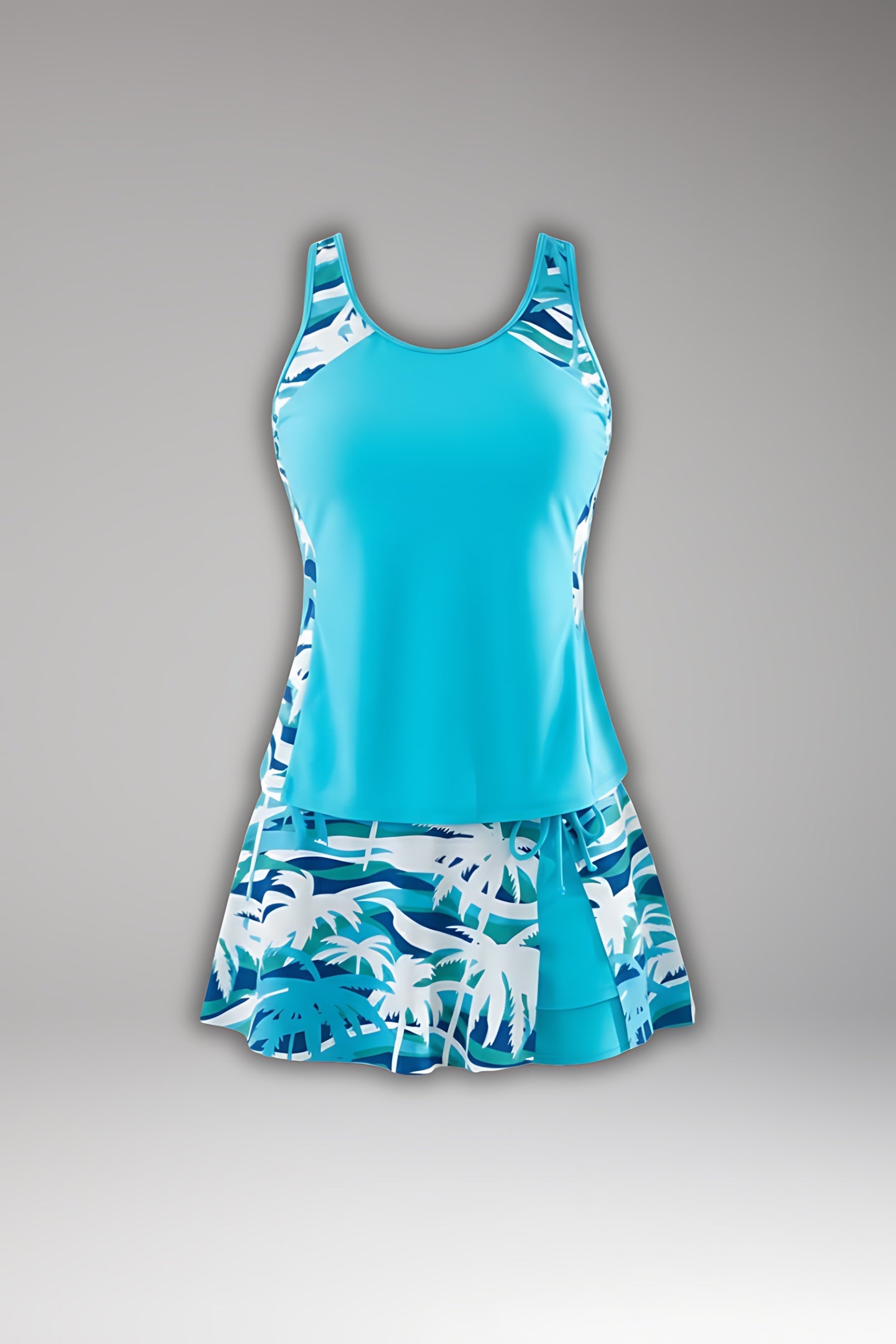Lucy – Racerback Tankini and Swim Skirt Set
