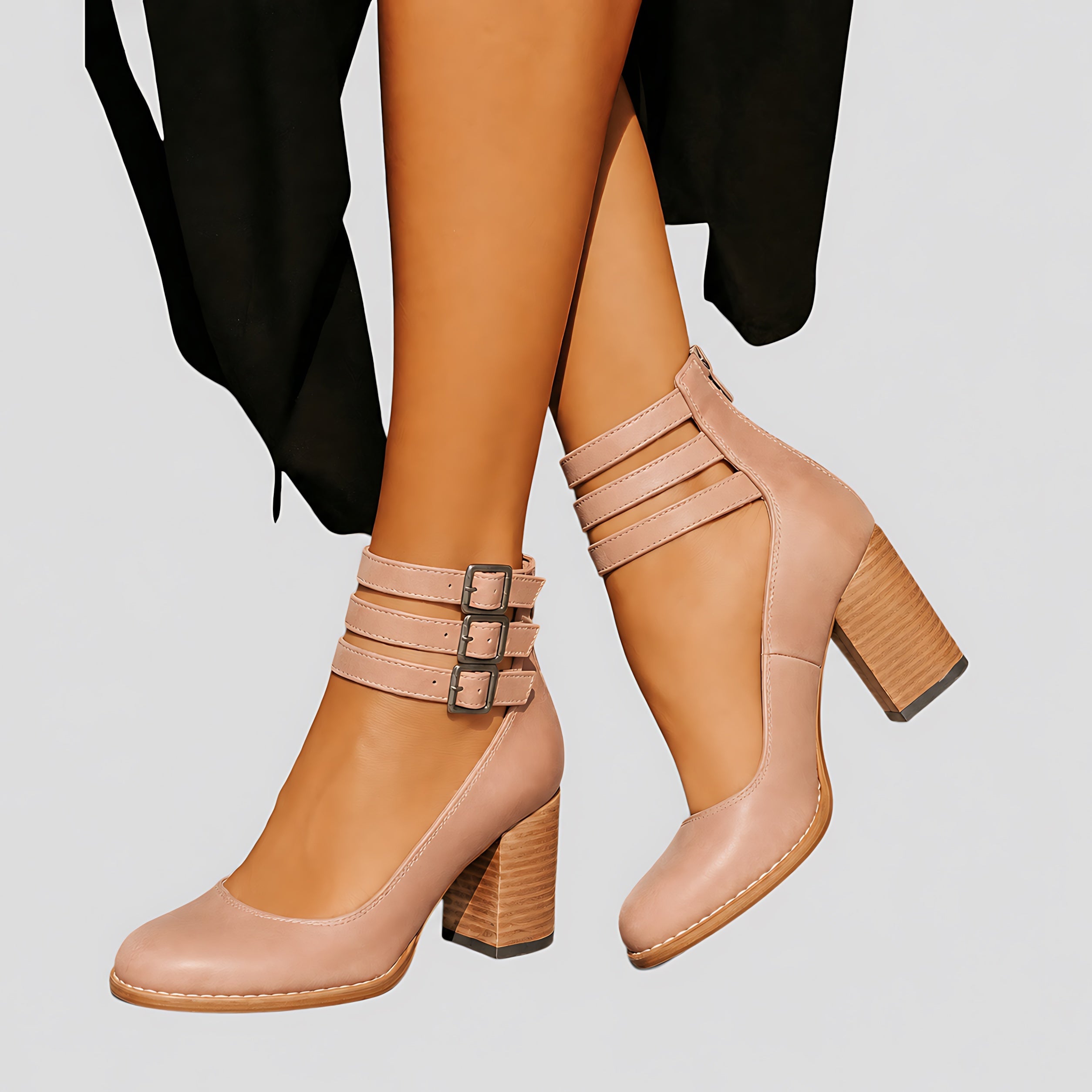 Luna – Suede Slouchy Western Ankle Boots
