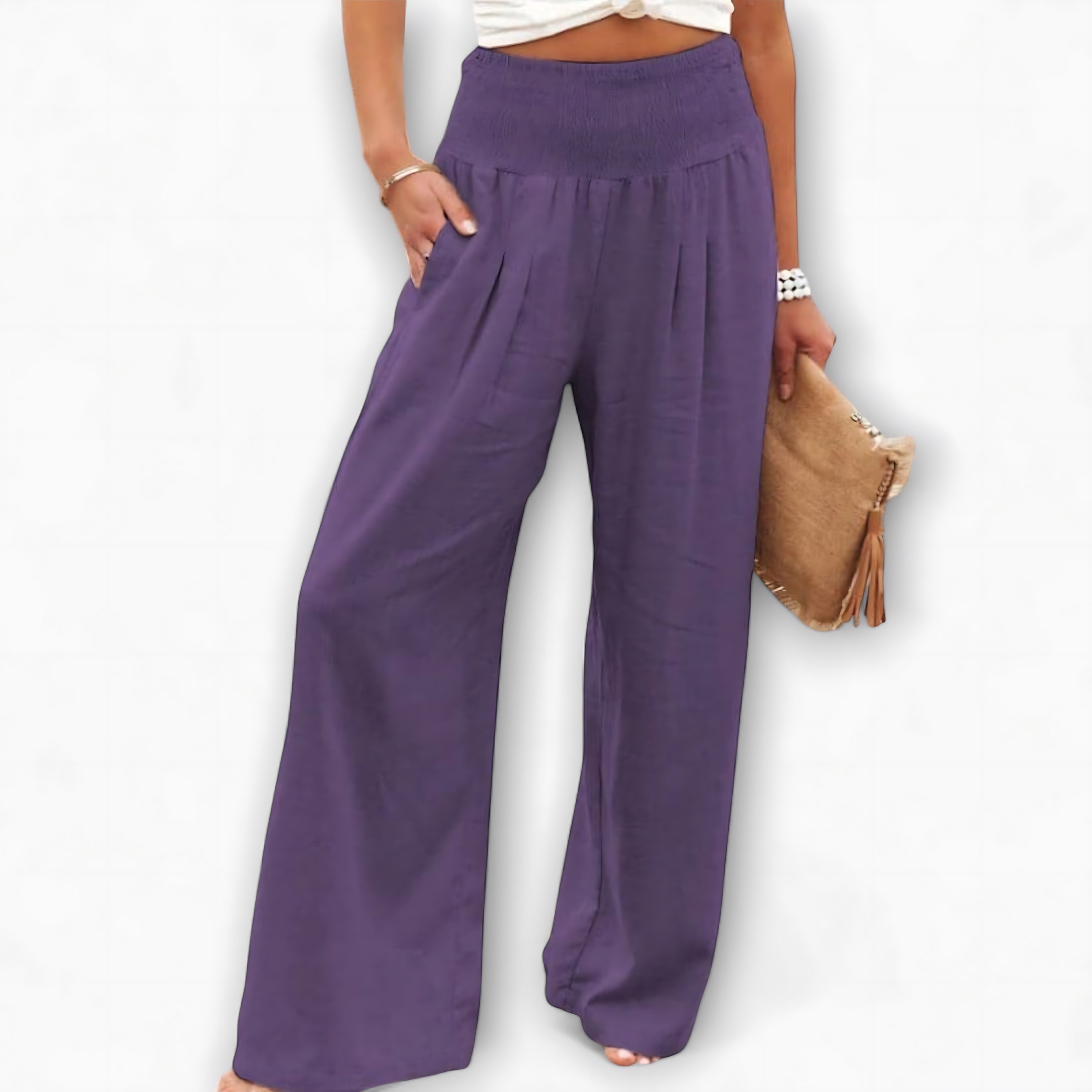 Lyric – High Waist Wide Leg Palazzo Pants